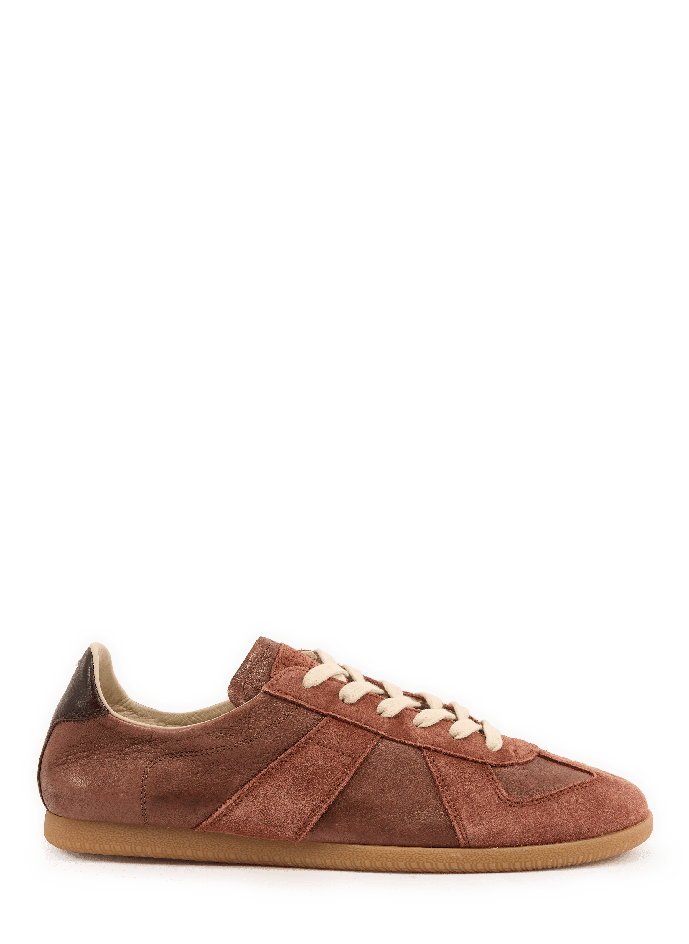 Low-top leather sneakers MAISON MARGIELA Brown
