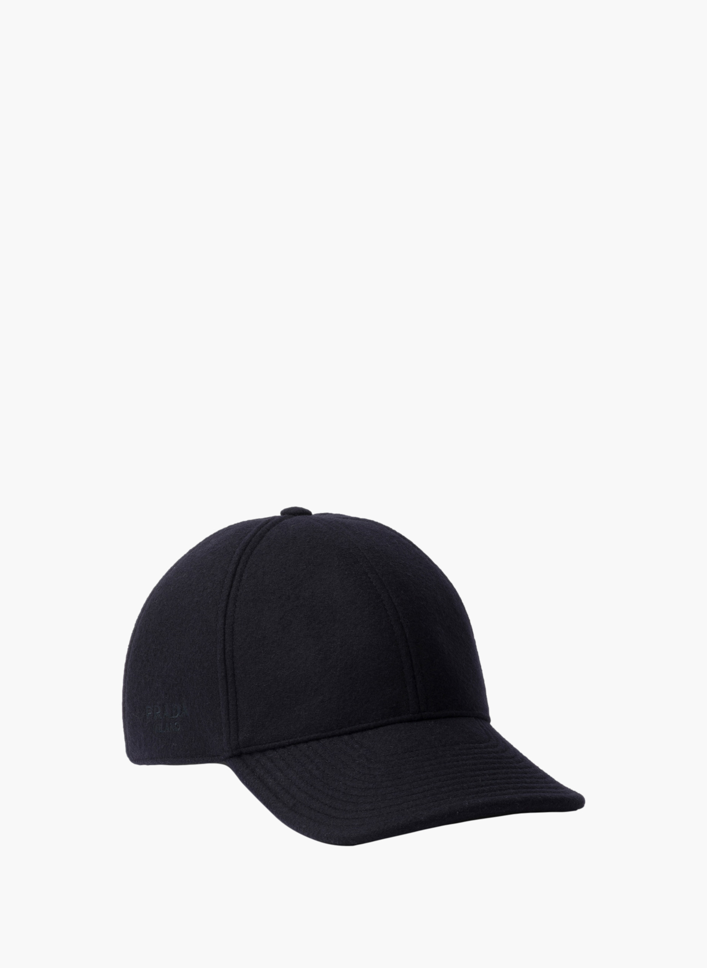 Casquette de baseball en tissu PRADA Bleu