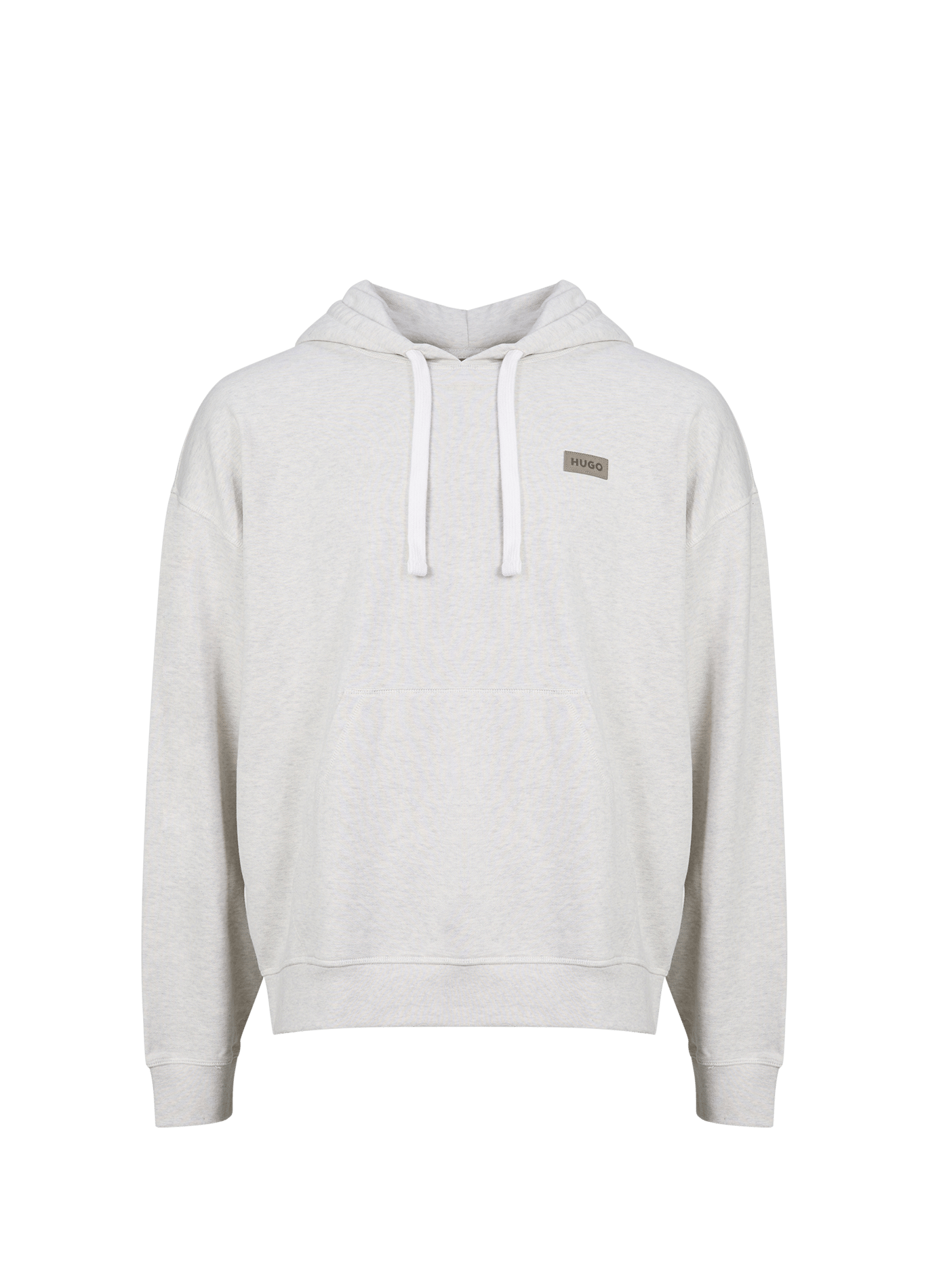 Weites Sweatshirt mit Logo aus Baumwolle HUGO BLUE Grau