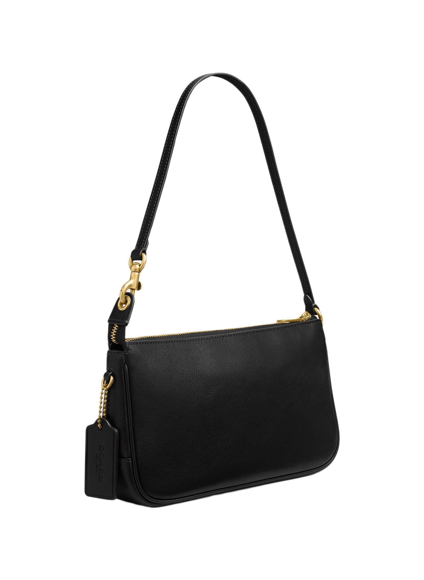 PLAZA leather handbag COACH Black