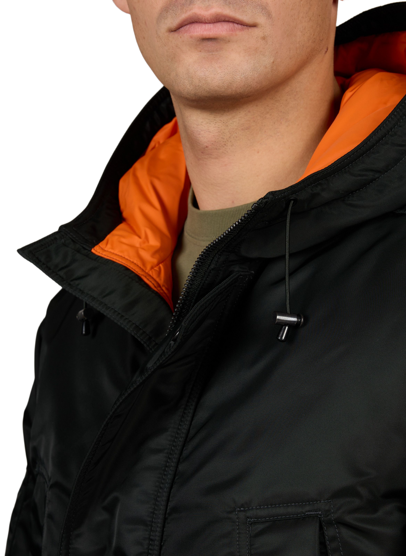 Plain hooded WINDROW jacket CANADA GOOSE Khaki