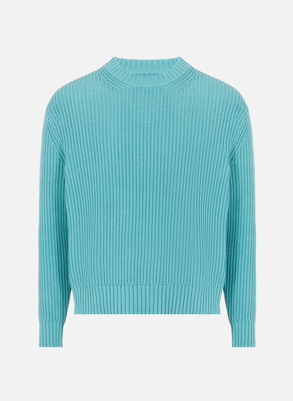 Pull Arnau col rond en laine mérinos Vert by SAISON 1865 SAISON 1865 Pull Arnau col rond en laine mérinos Vert