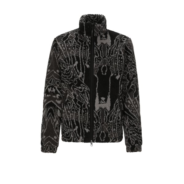Veste molletonnée à motif