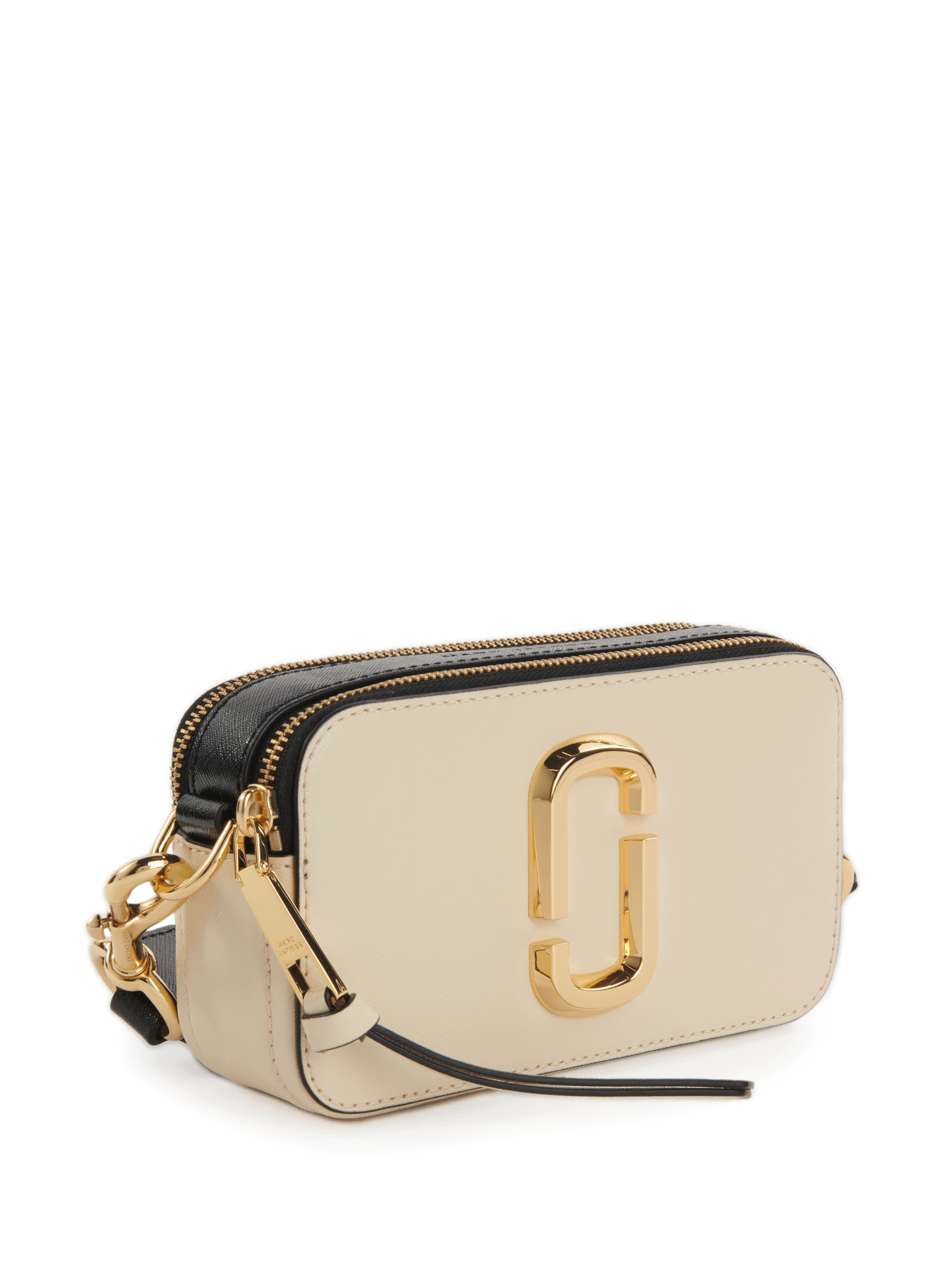 Sac The Snapshot en cuir MARC JACOBS Beige