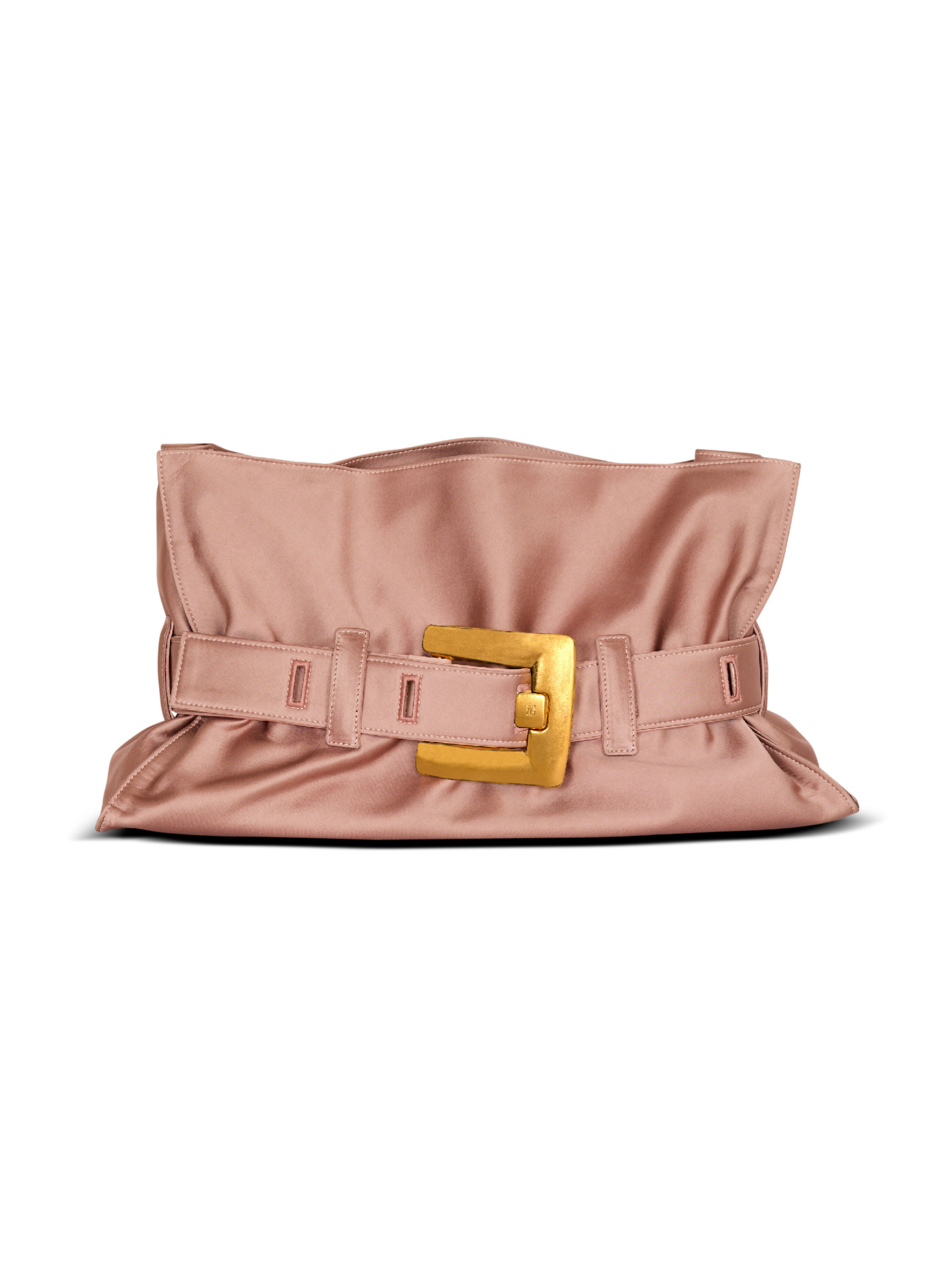 Sac anthem shoulder en satin BALMAIN Rose