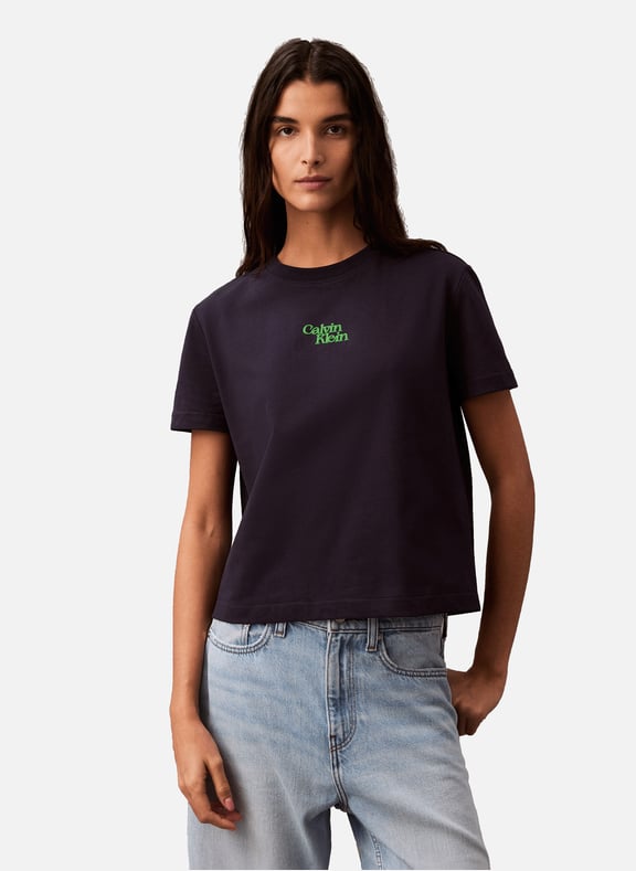 T-shirt en coton Bleu by CALVIN KLEIN CALVIN KLEIN T-shirt en coton Bleu