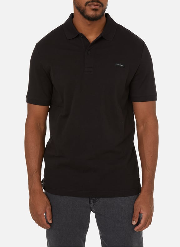 Polo en coton Noir by CALVIN KLEIN CALVIN KLEIN Polo en coton Noir