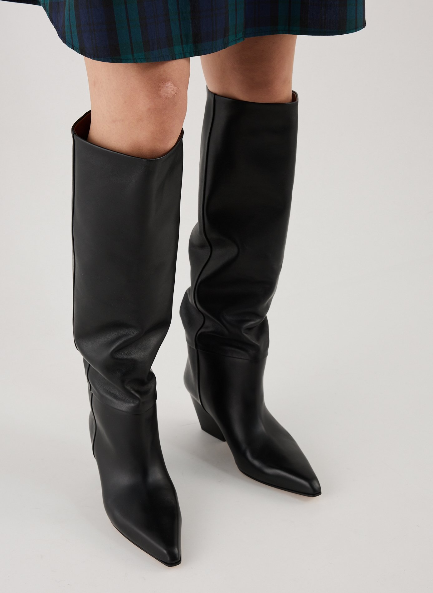 Bottes Jane 60 en cuir PARIS TEXAS Noir