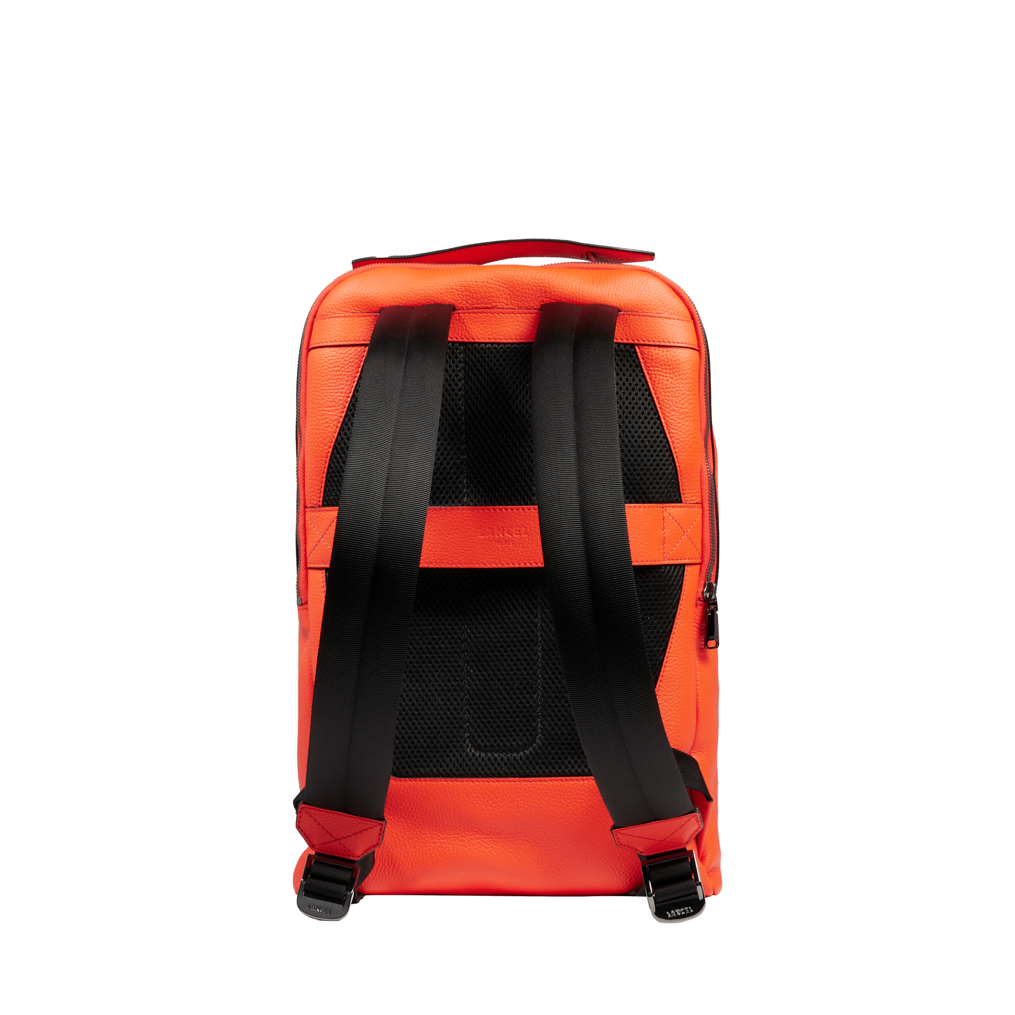 Sac à dos zippé 15'6 origami de lancel en cuir LANCEL Orange