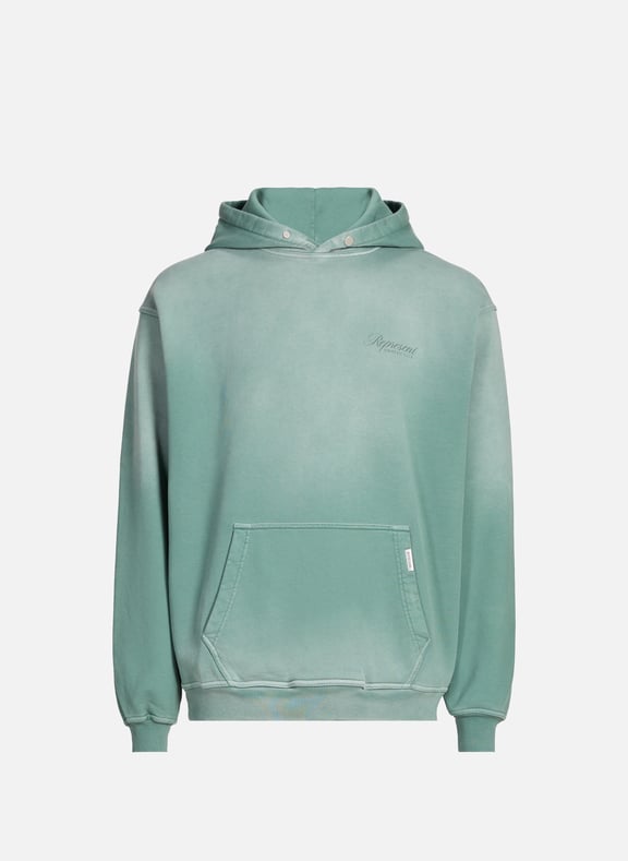 Sweatshirt à capuche en coton Vert by REPRESENT REPRESENT Sweatshirt à capuche en coton Vert