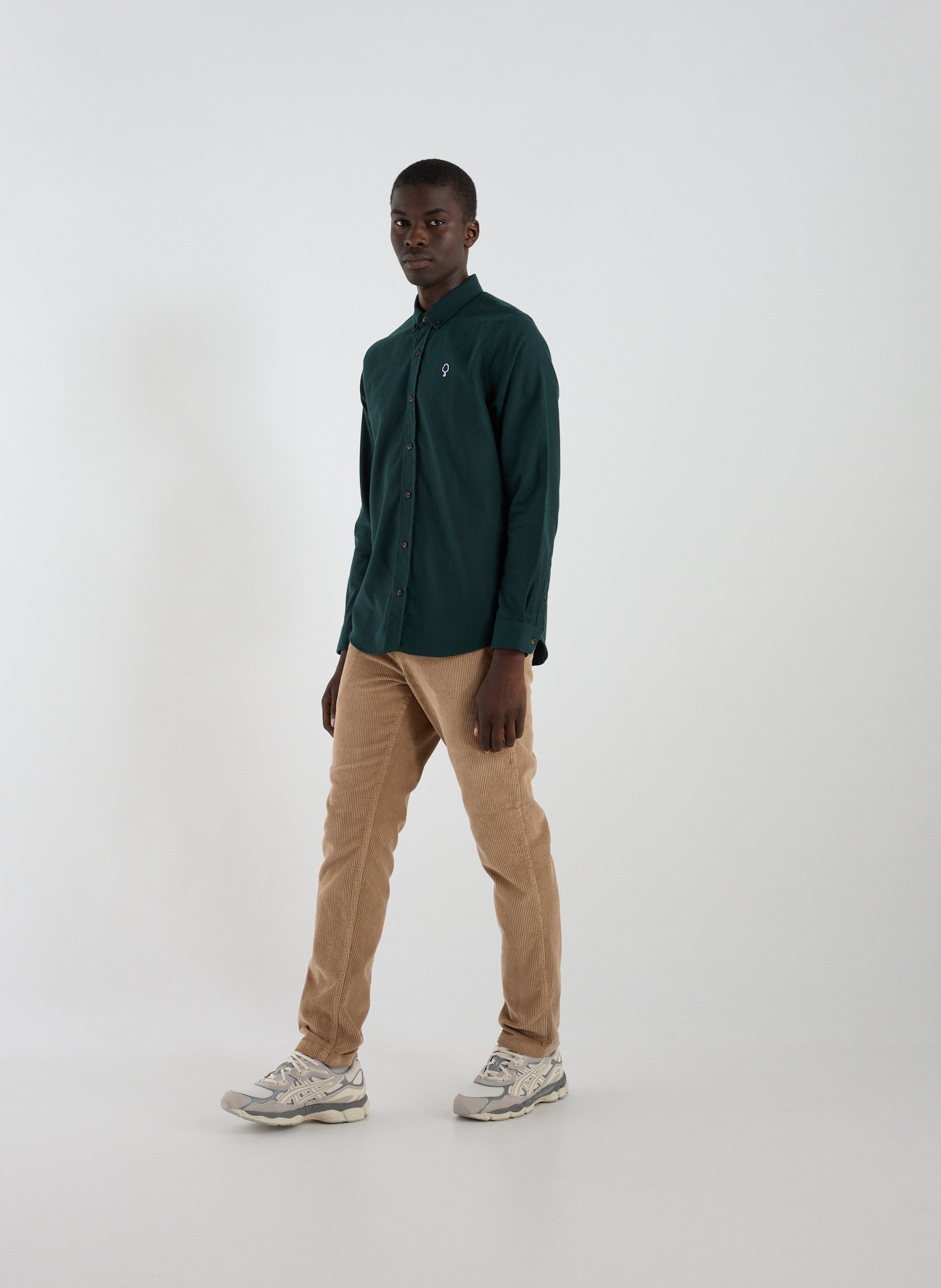  Cotton shirt FAGUO Green