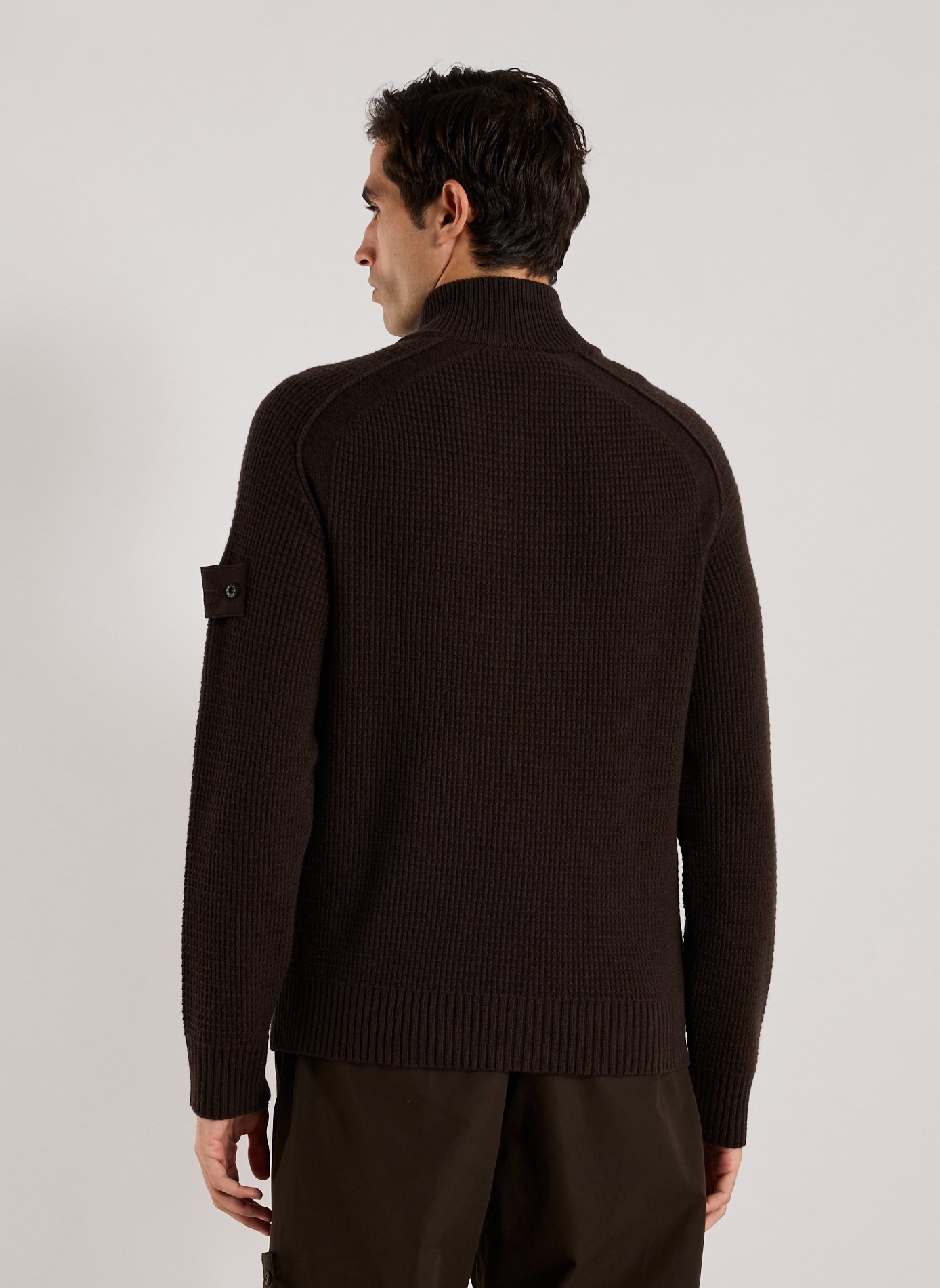 Cardigan en laine  STONE ISLAND Marron