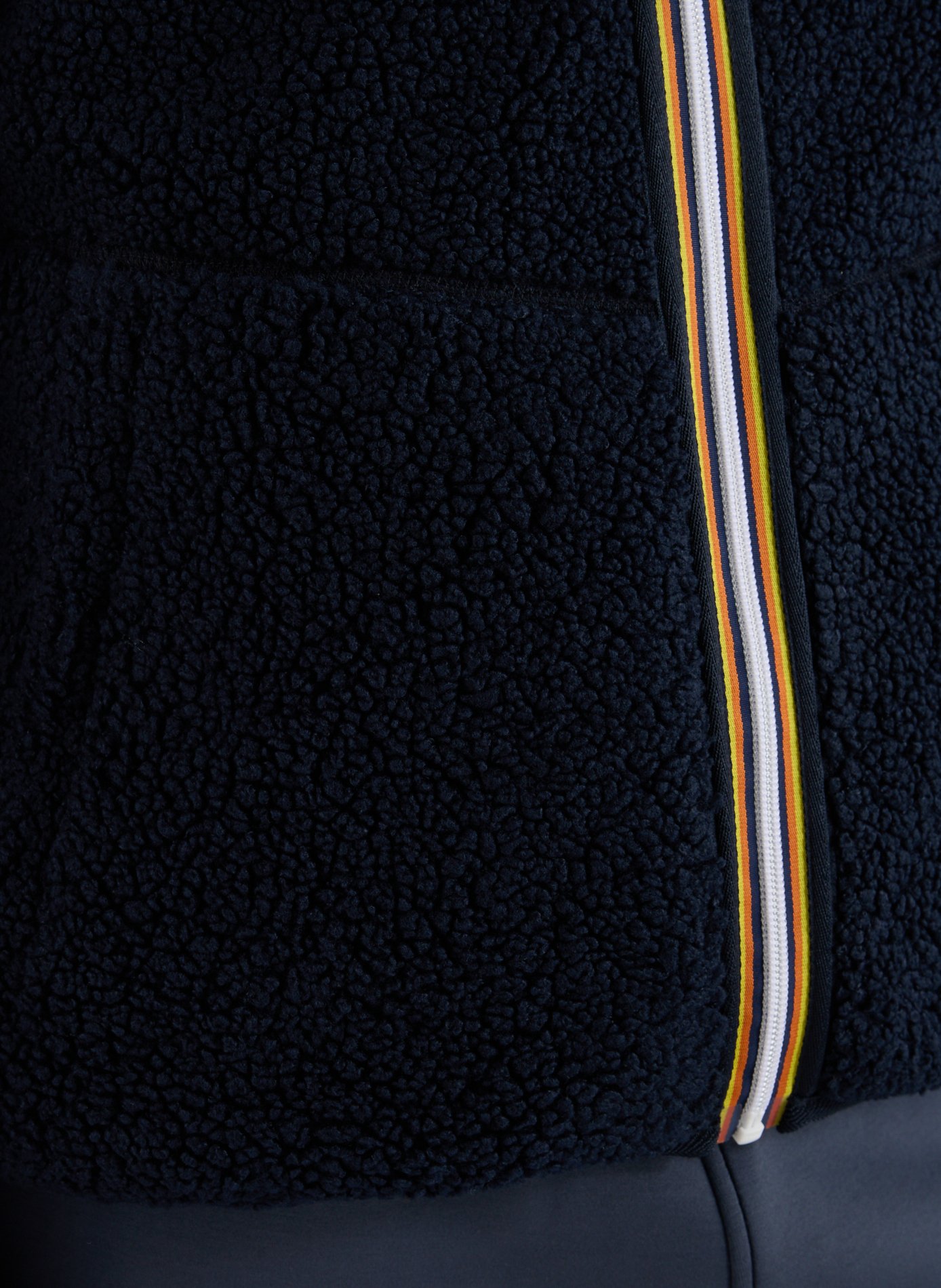 Sleeveless high neck vest K-WAY Blue