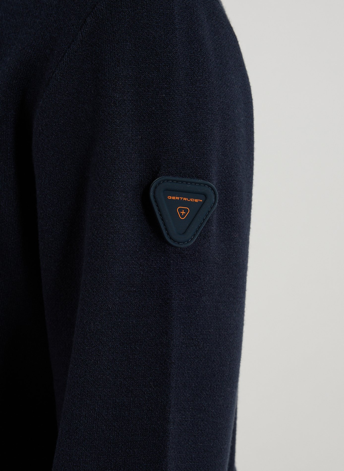 Zippered high neck sweater GERTRUDE ET GASTON Blue