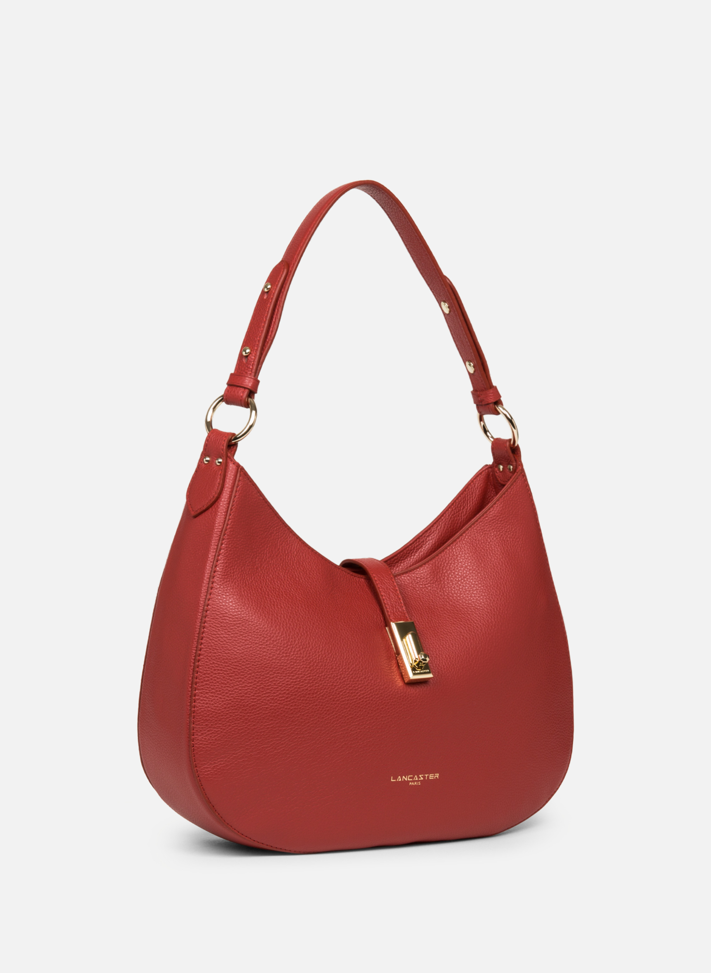 Large shoulder bag - Milano Horizon LANCASTER Red