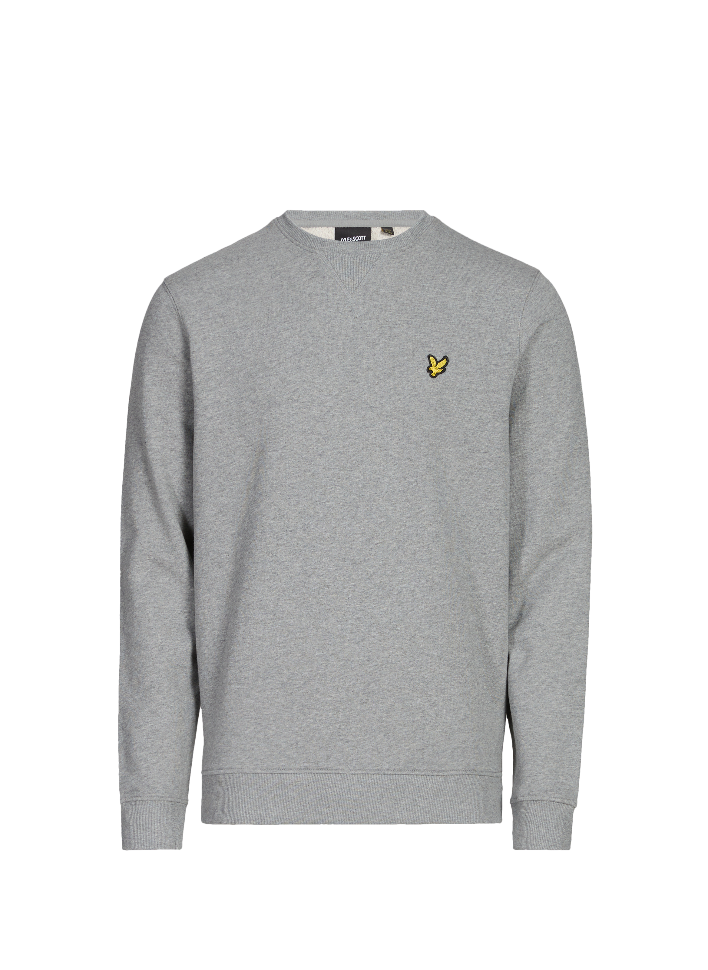 LYLE & SCOTT Round neck cotton sweatshirt Grey