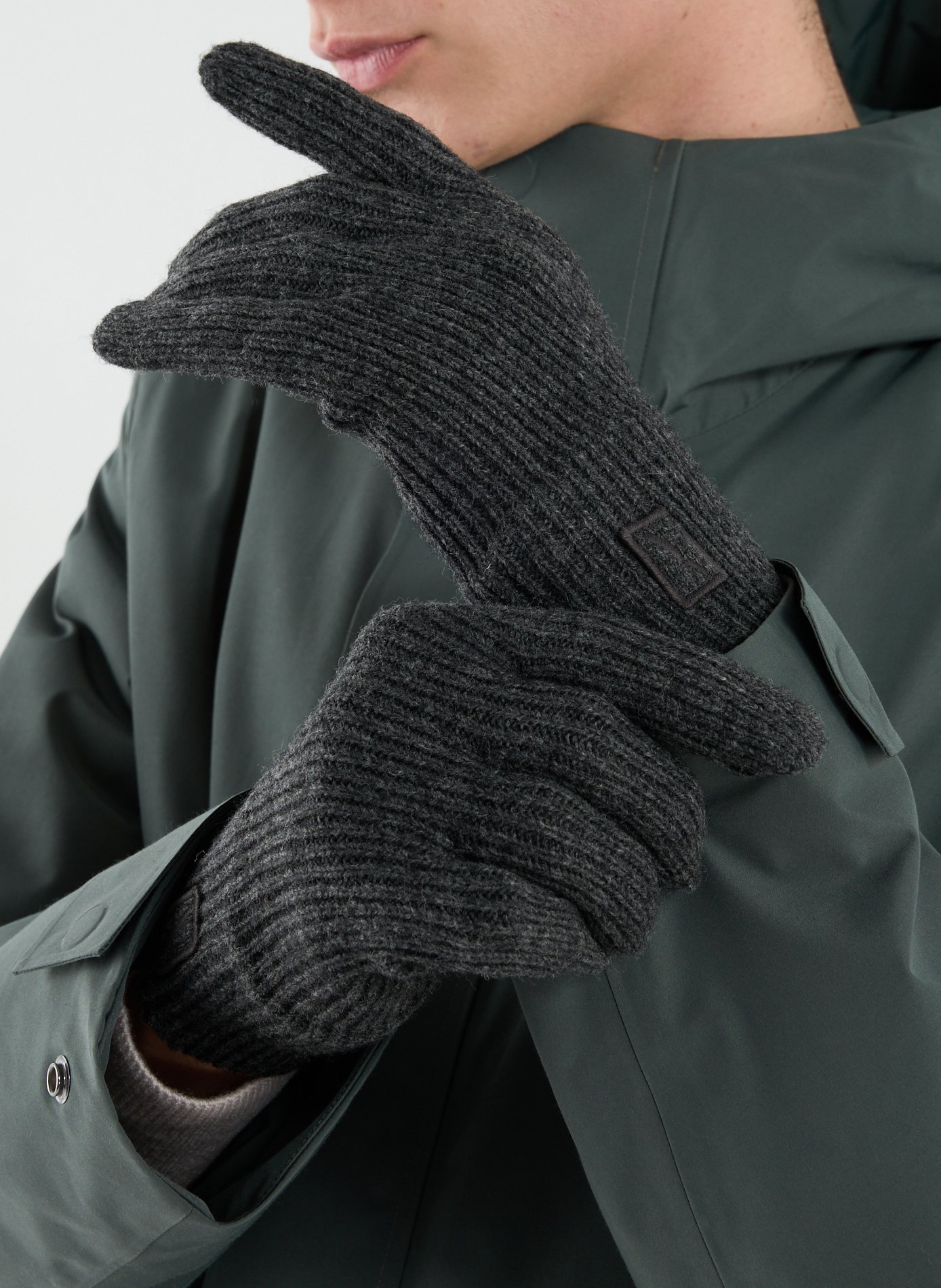 Wool-blend gloves  AIGLE Grey
