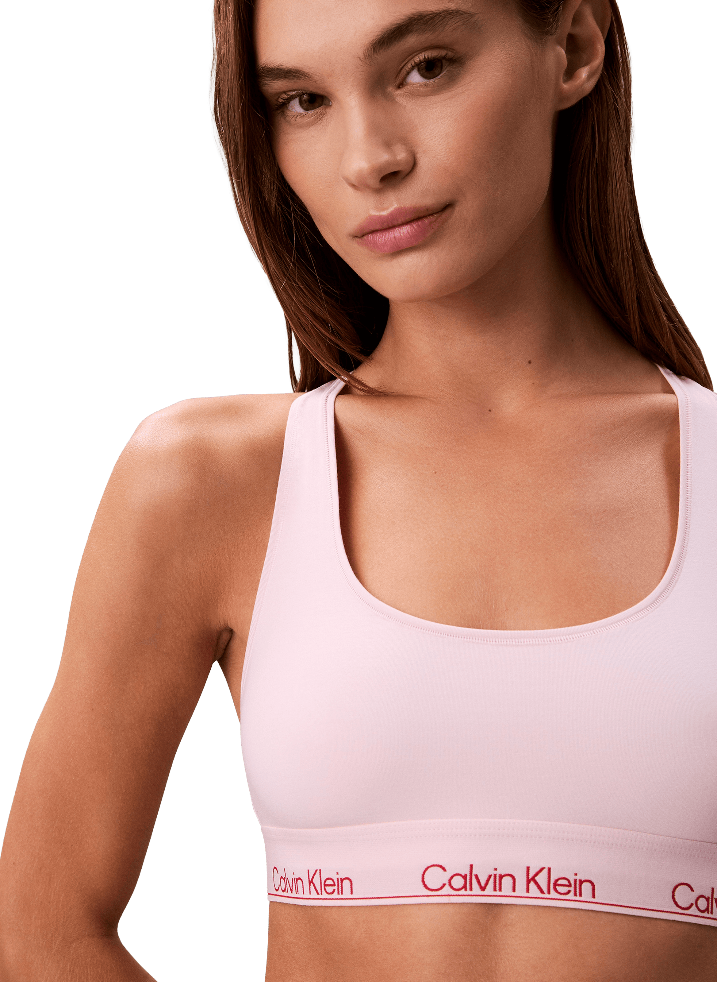 Brassière en coton CALVIN KLEIN Rose