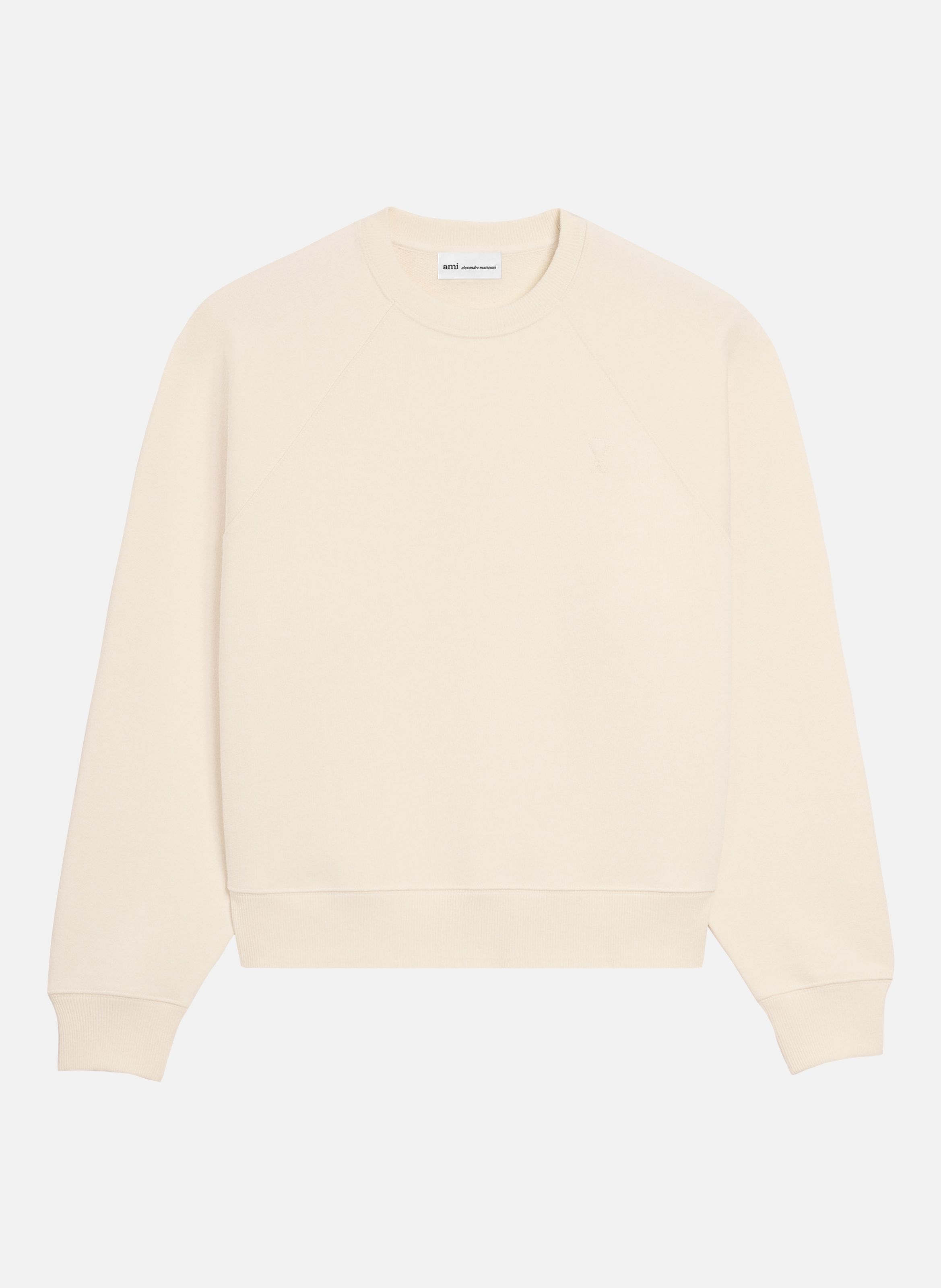 Sweatshirt Ami De Coeur En Coton unisexe AMI PARIS Blanc