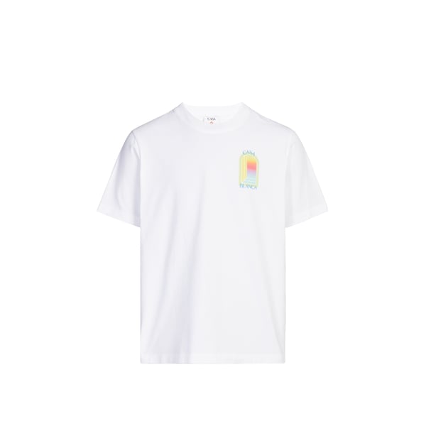 T-shirt imprimé à col rond en coton T-shirt imprimé à col rond en coton