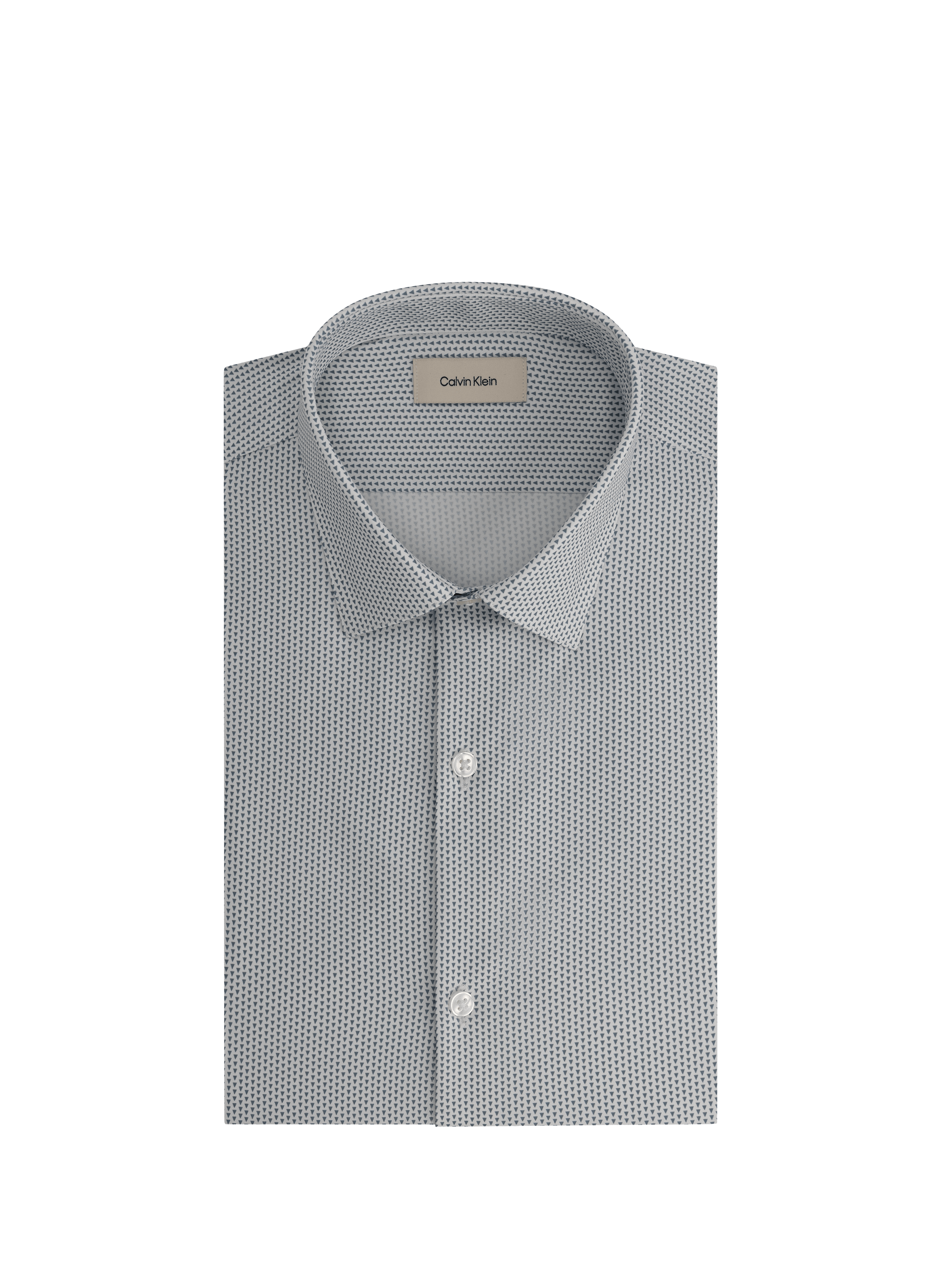 Chemise droite à motif CALVIN KLEIN Bleu