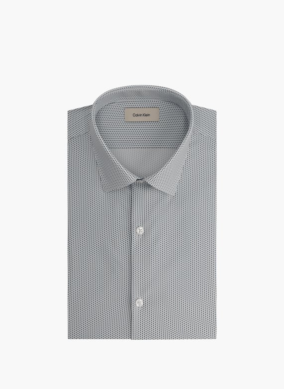 Patterned cotton shirt Blue Calvin klein - Men | Printemps.com Patterned cotton shirt Blue Calvin klein - Men | Printemps.com