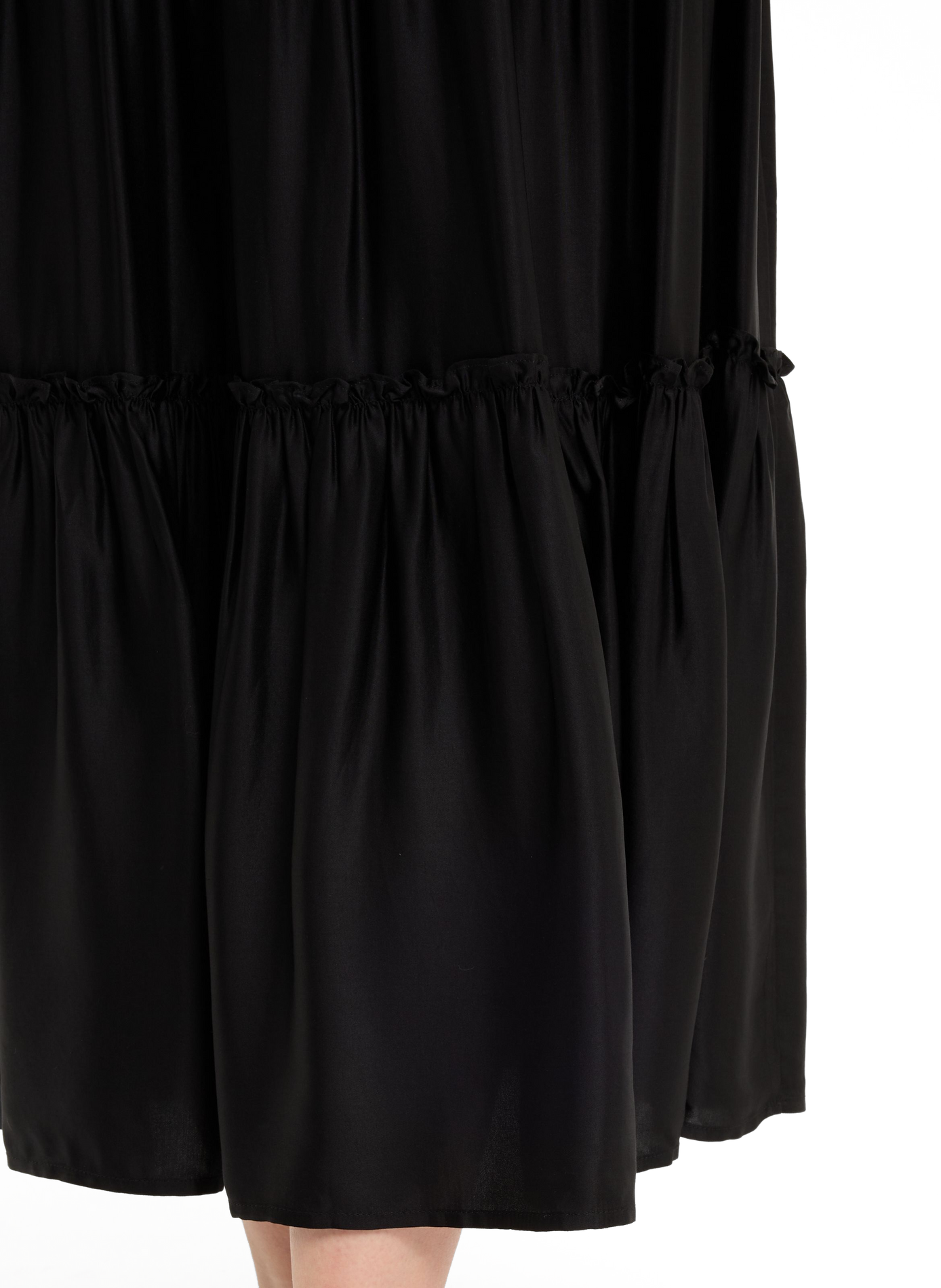 Jupe plissée à volants Aflou SAISON 1865 Noir