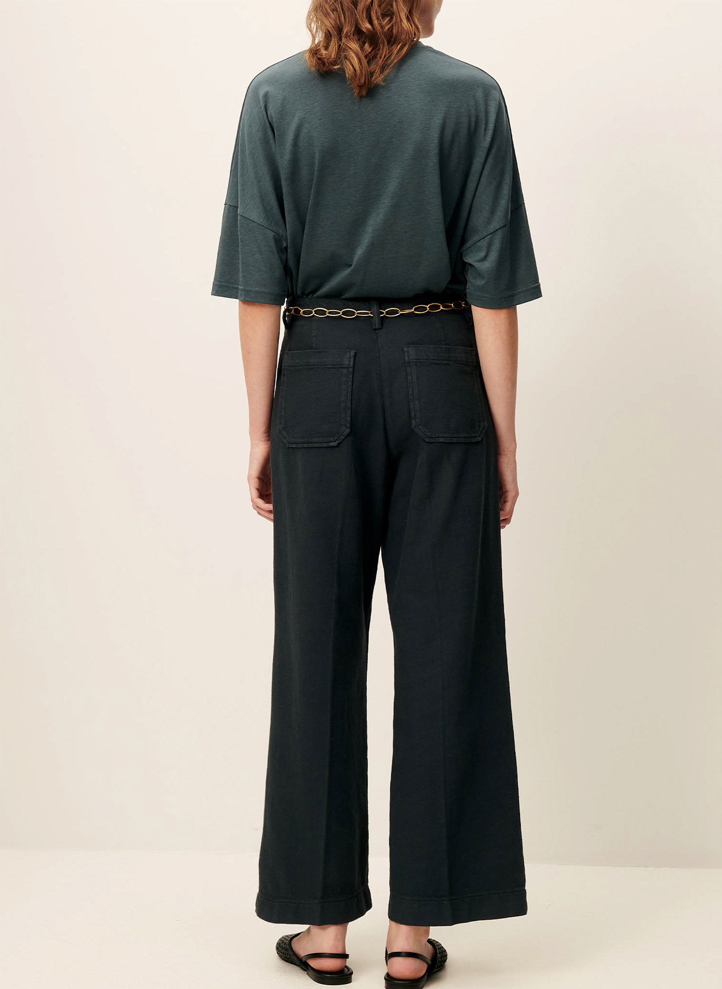 Tee-shirt oversize col rond dorel SESSUN Vert