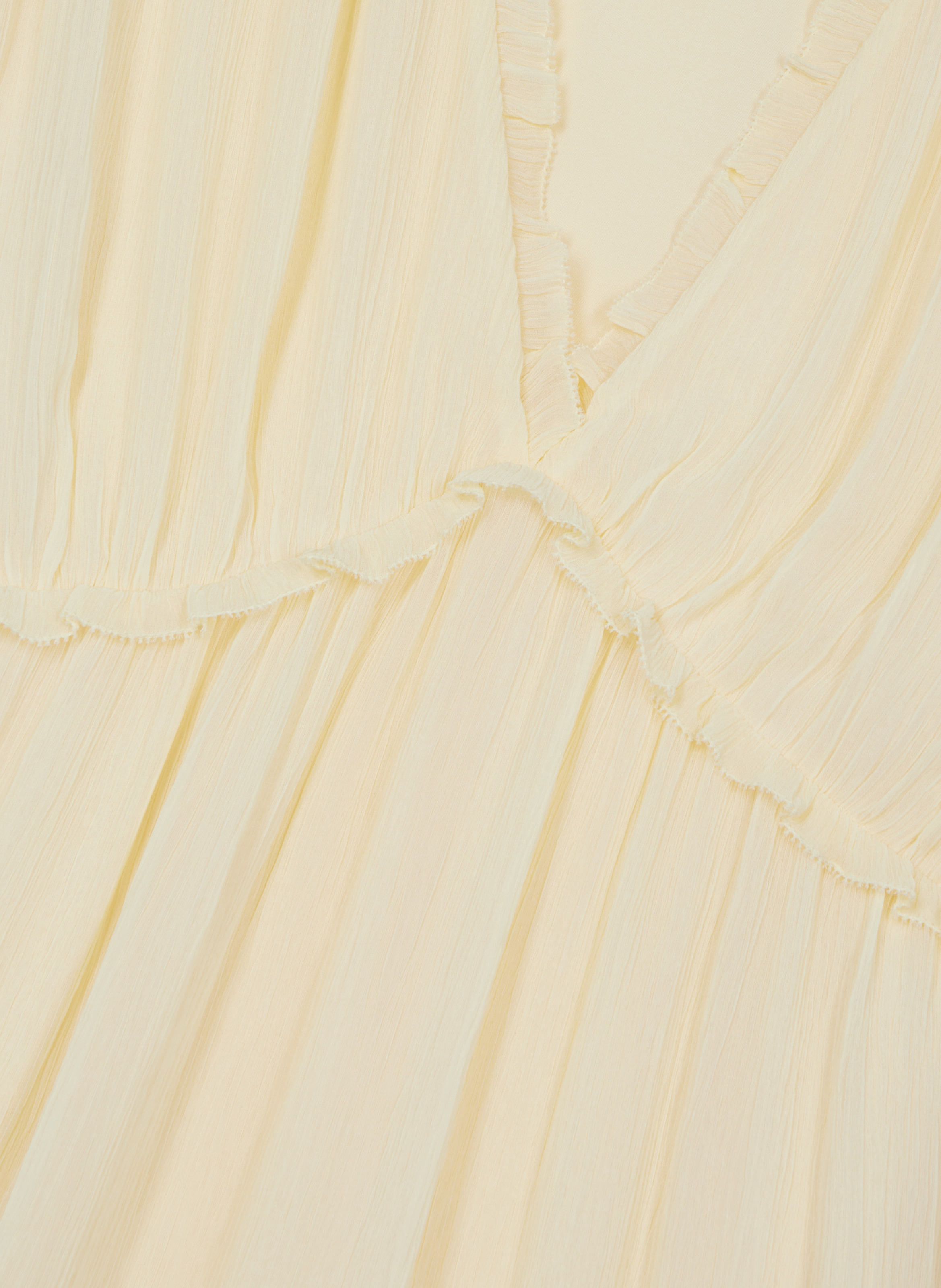 Robe courte volantée THE KOOPLES Jaune