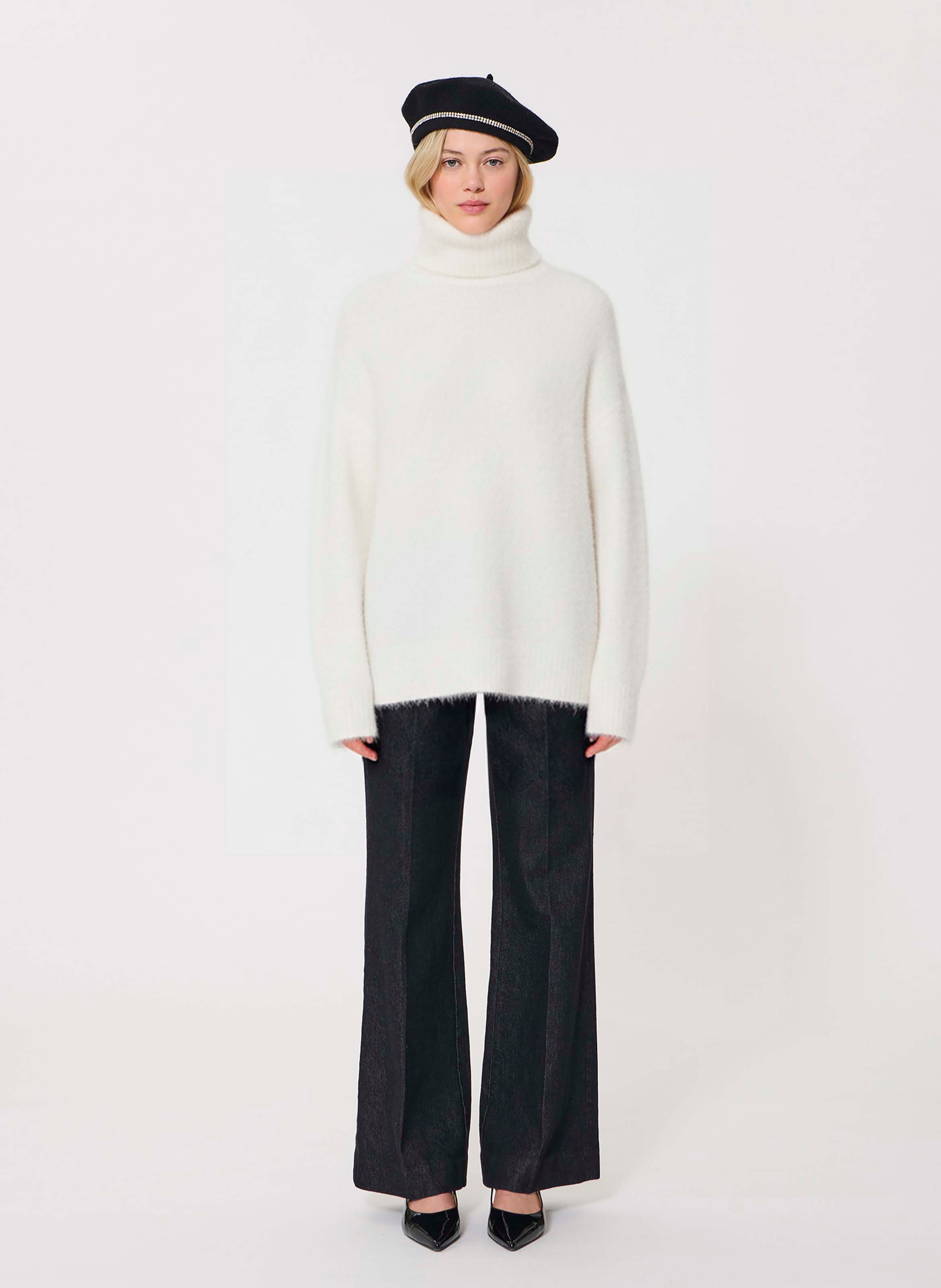 Pull pocciolia TARA JARMON Blanc