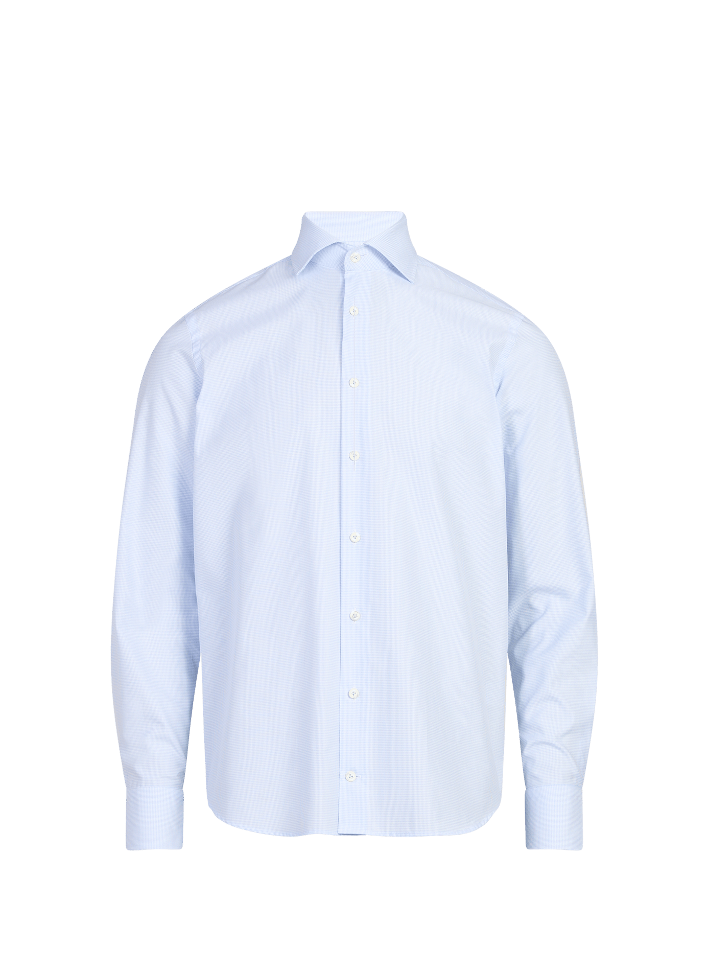 Straight shirt with classic collar in printed cotton VAN LAACK Blue