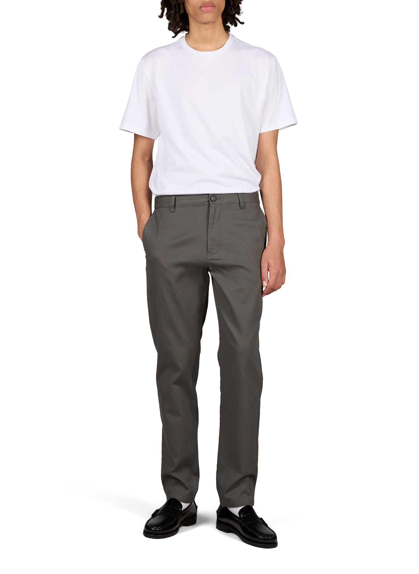 Straight cotton trousers ARMANI EXCHANGE Khaki