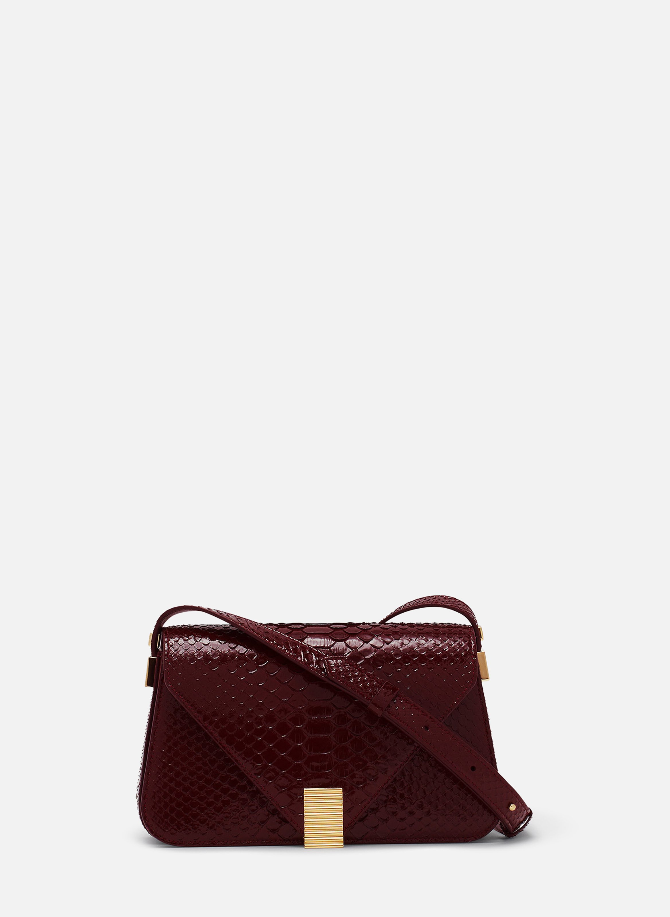 Sac concerto arpege en python LANVIN Rouge