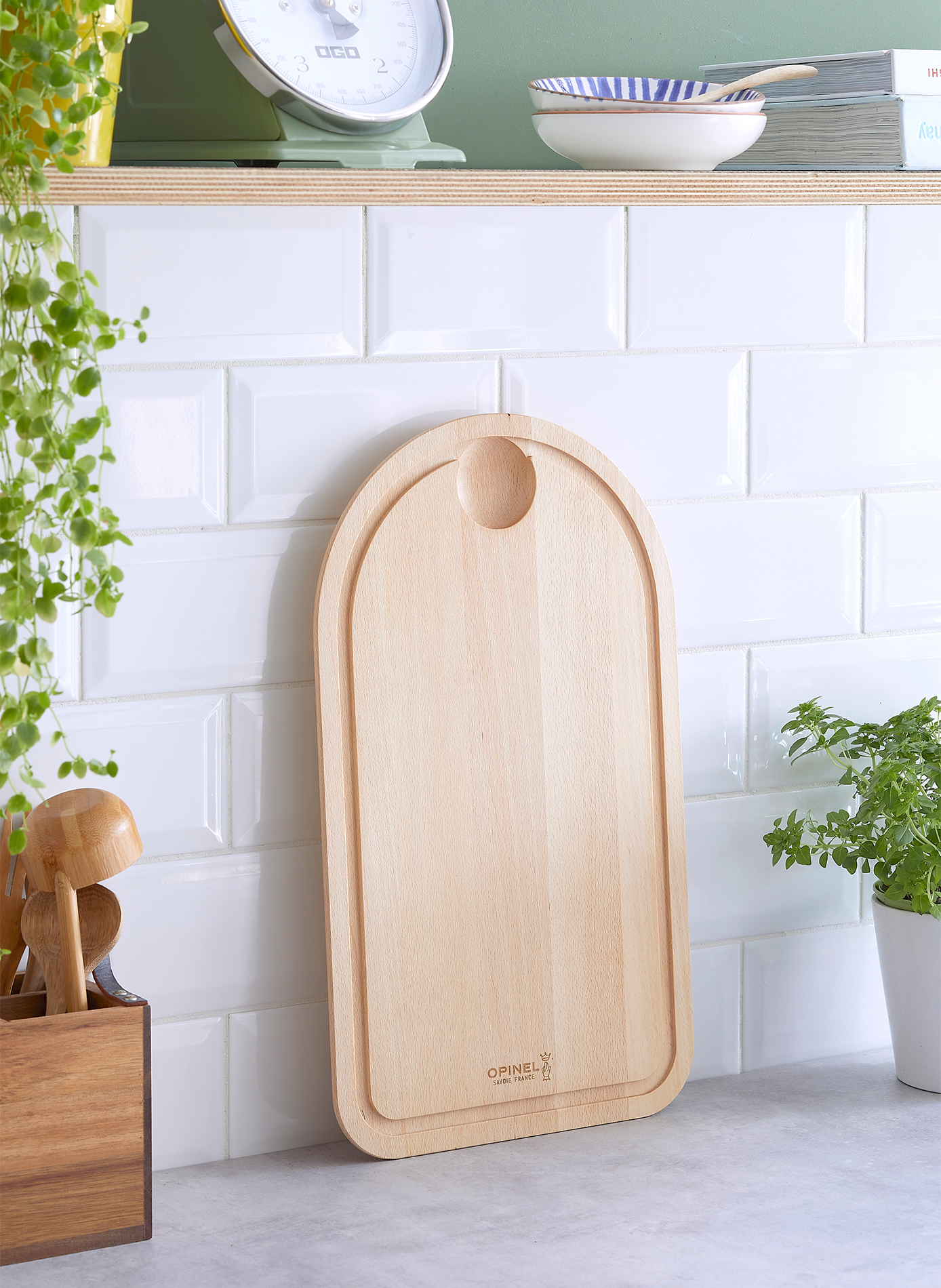Planche à découper en bois OPINEL Beige