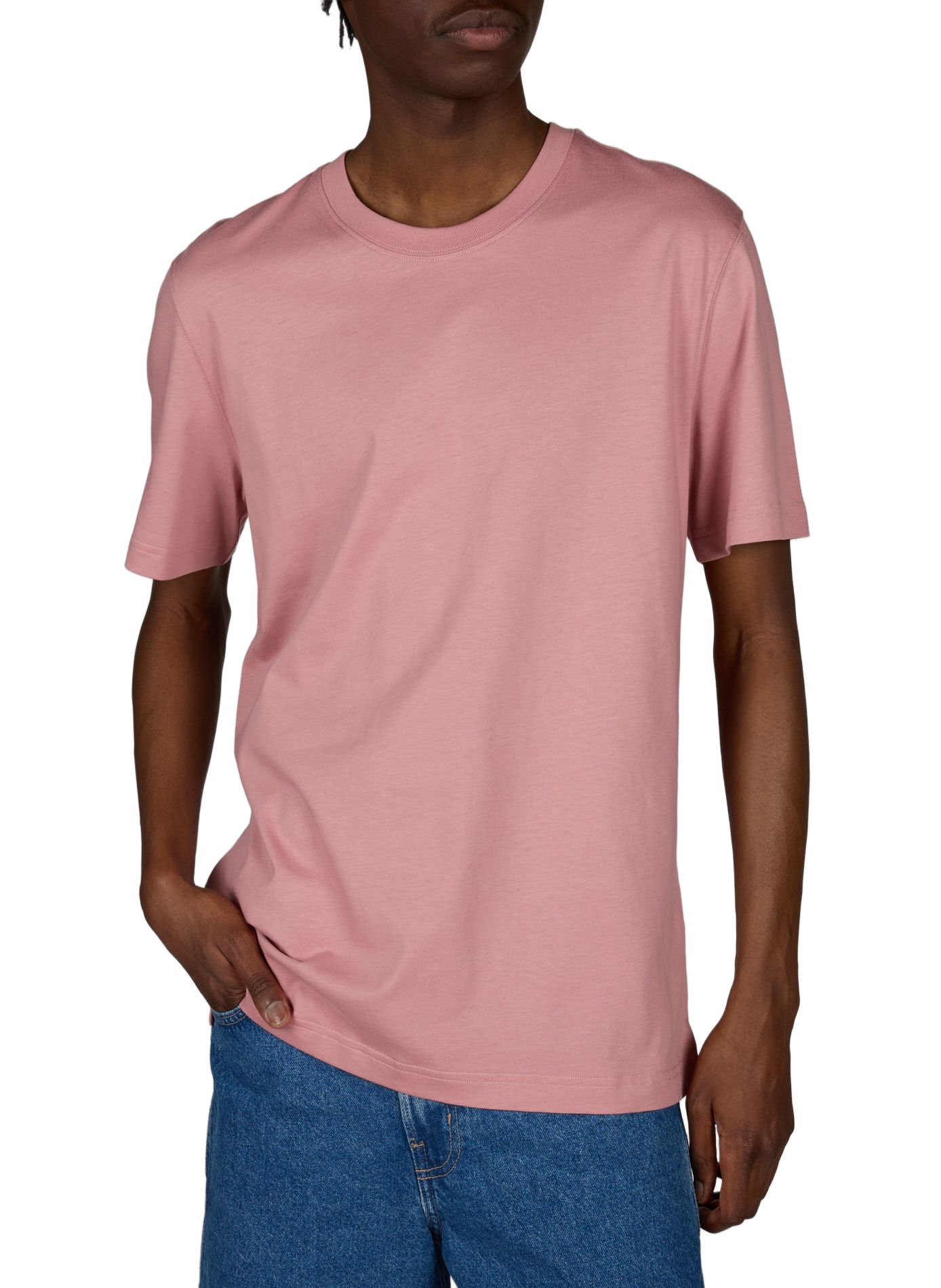 Tee-shirt droit uni ETON Pink