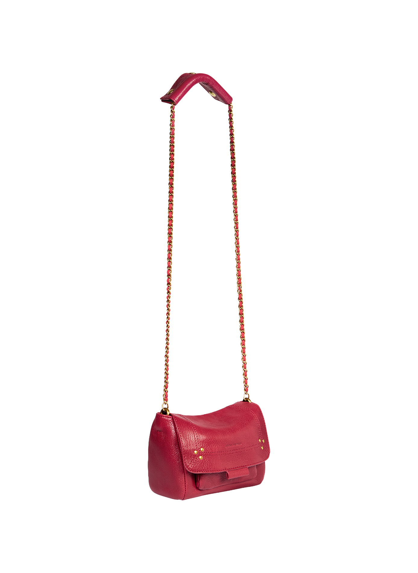 Sac Lulu S en cuir de chèvre JÉRÔME DREYFUSS Rouge