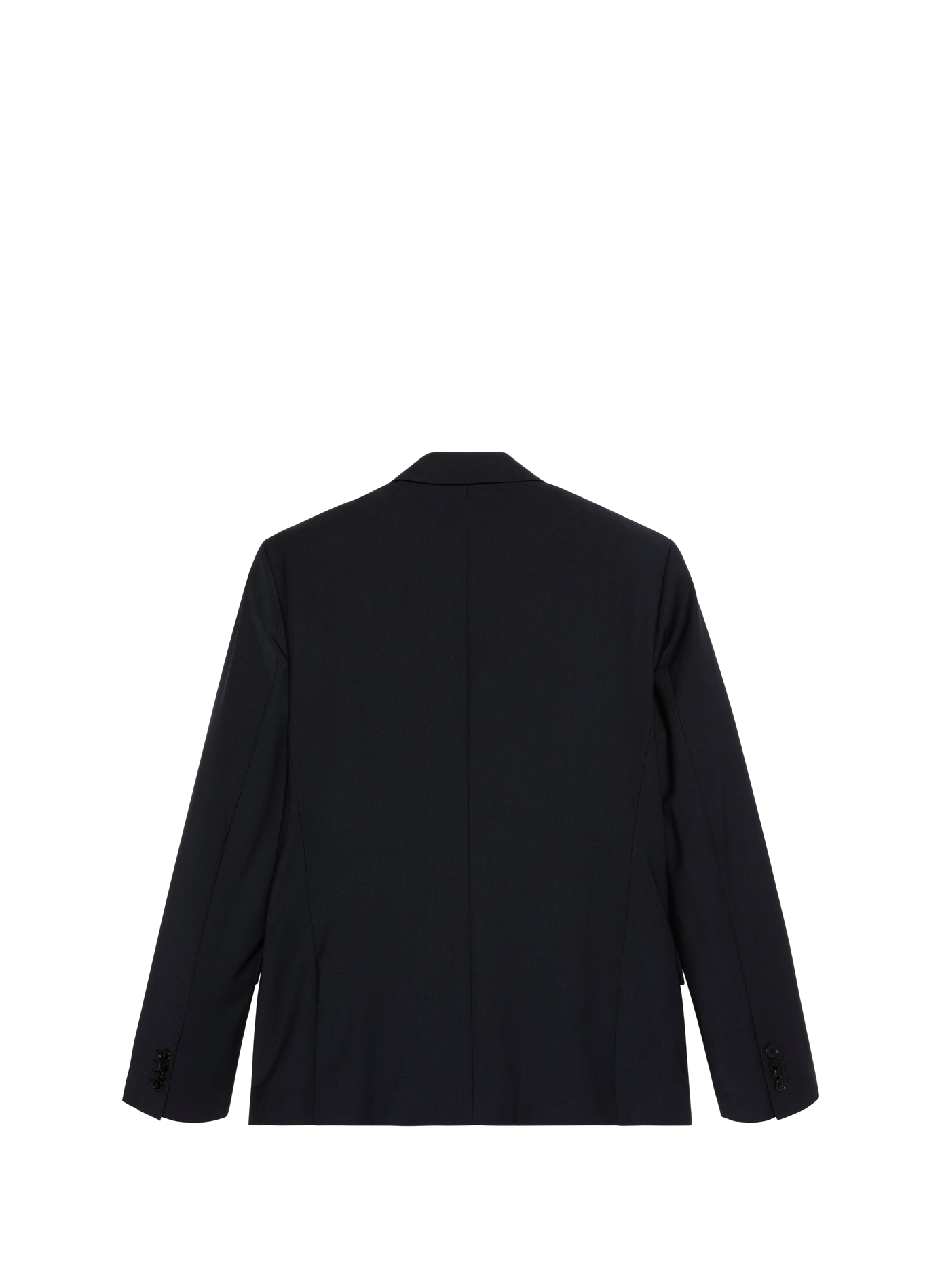 Rechte blazer van gemengde wol CALVIN KLEIN Zwart