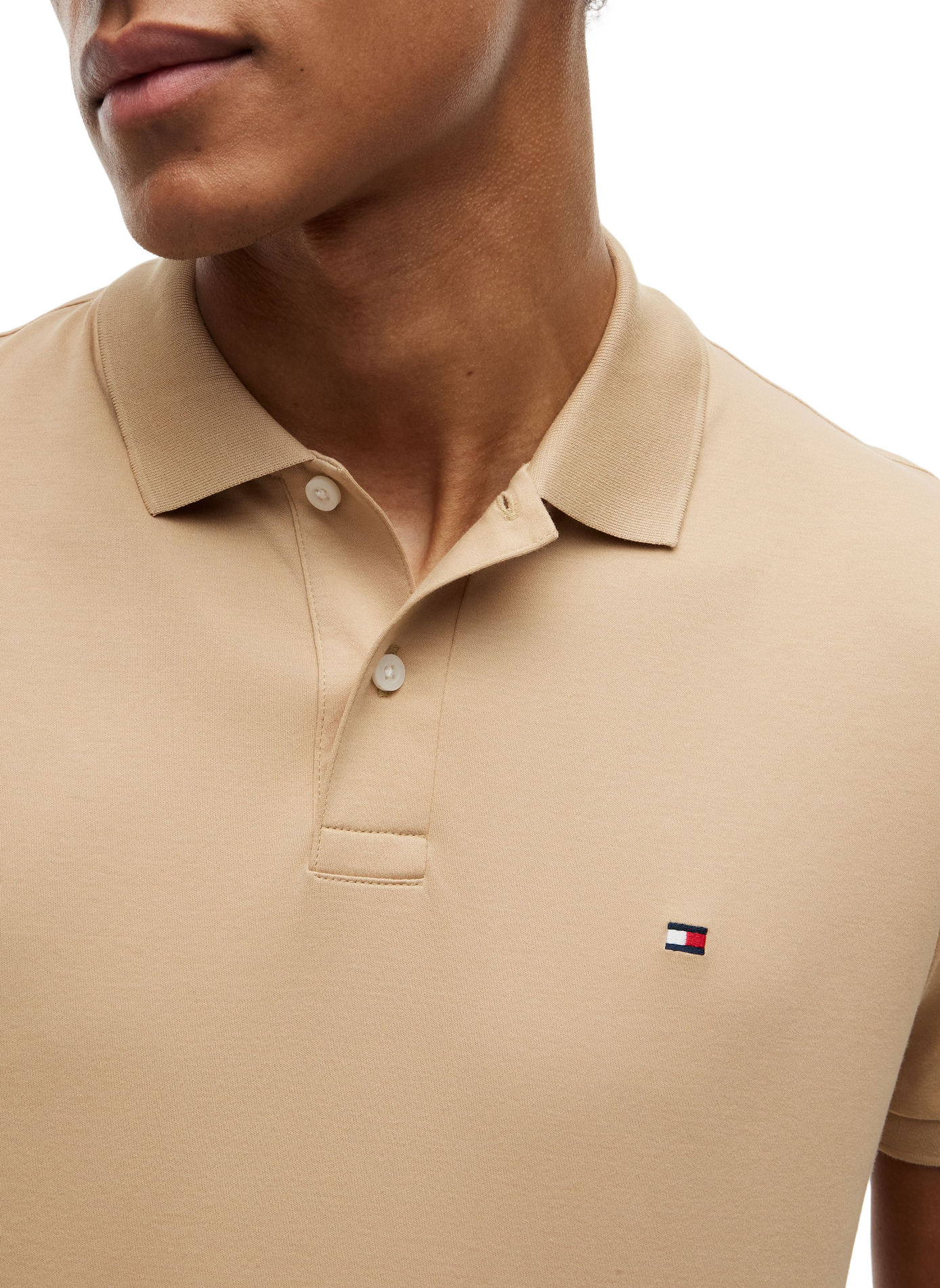  Cotton polo shirt  TOMMY HILFIGER Beige