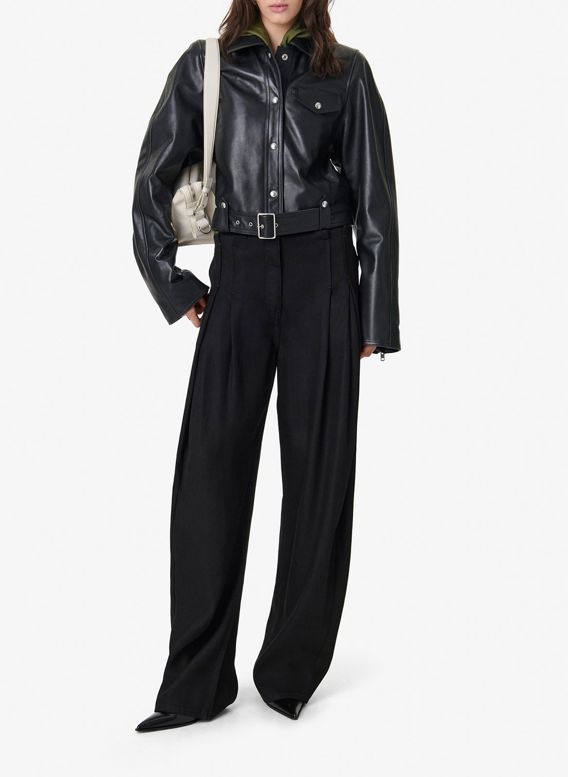 Pantalon droit flowy IRO Noir