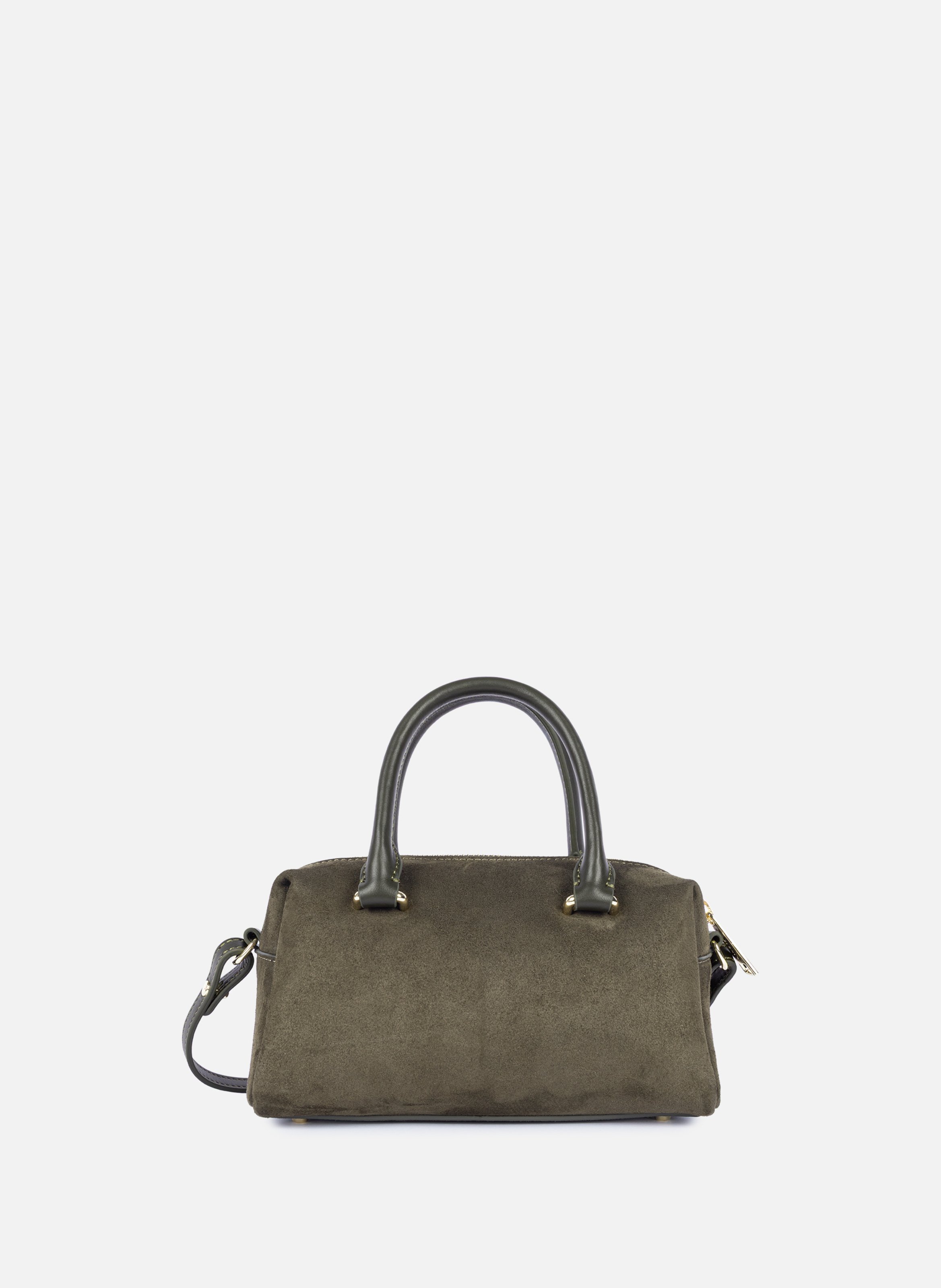 Handtas - suède kubus LANCASTER Kaki