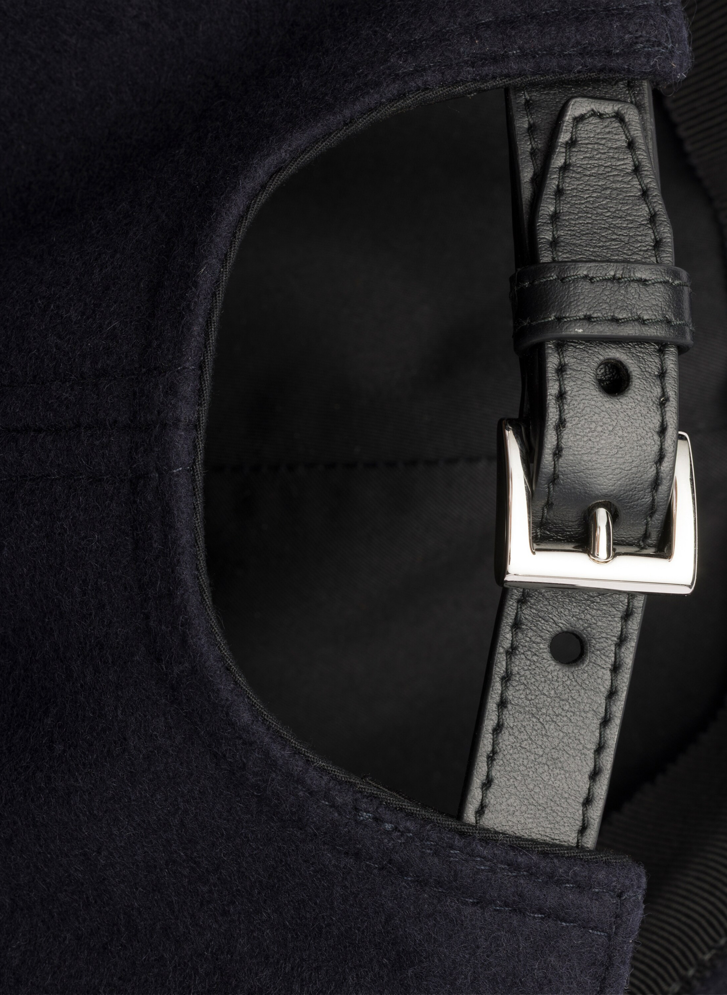 Casquette de baseball en tissu PRADA Bleu