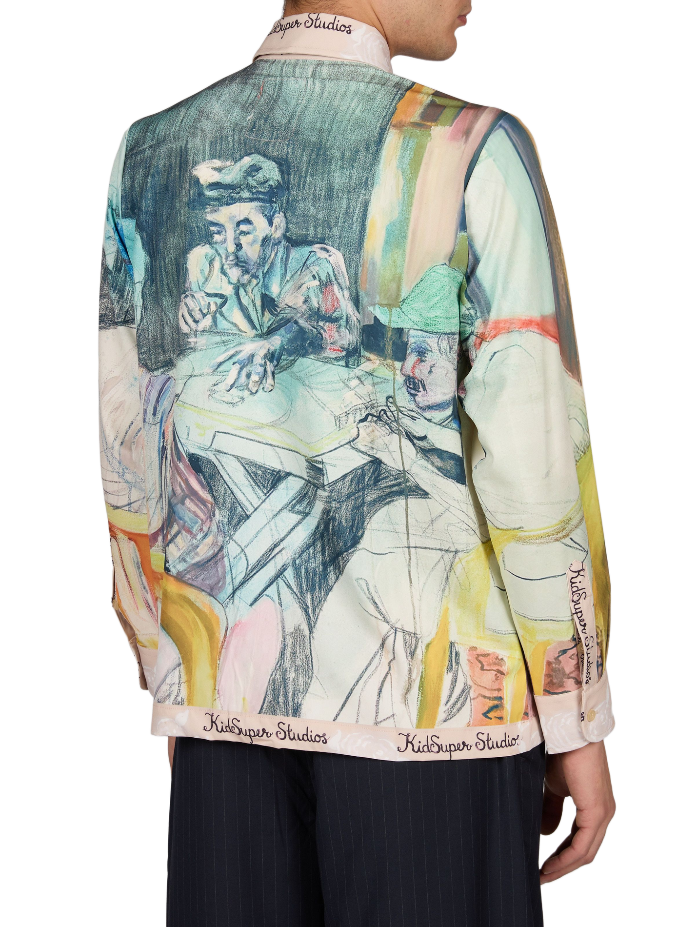 Straight fluid printed shirt KIDSUPER Multicolour