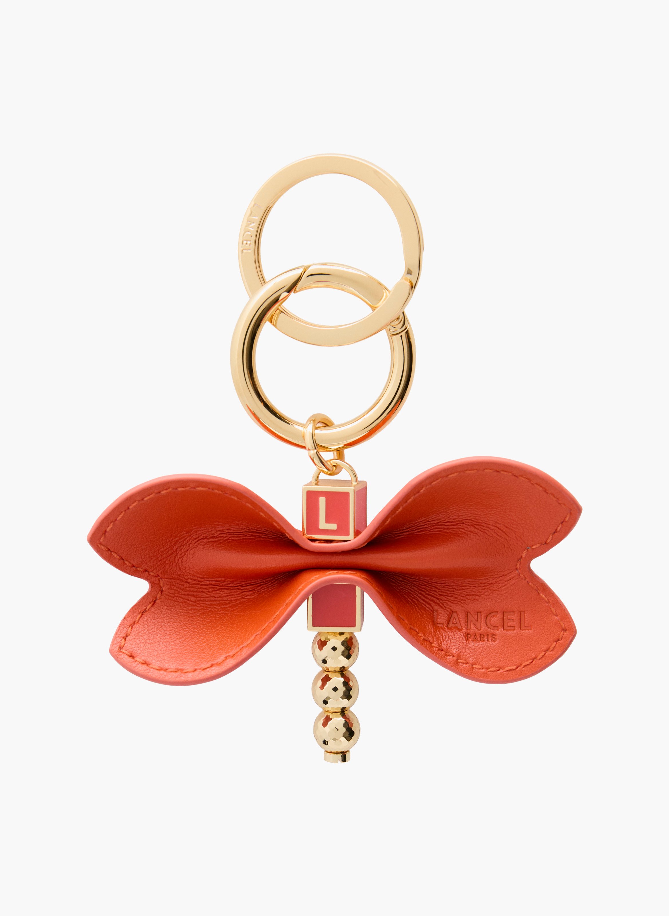 Porte-clés dragonfly LANCEL Orange