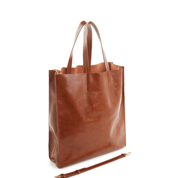 Sac cabas en cuir