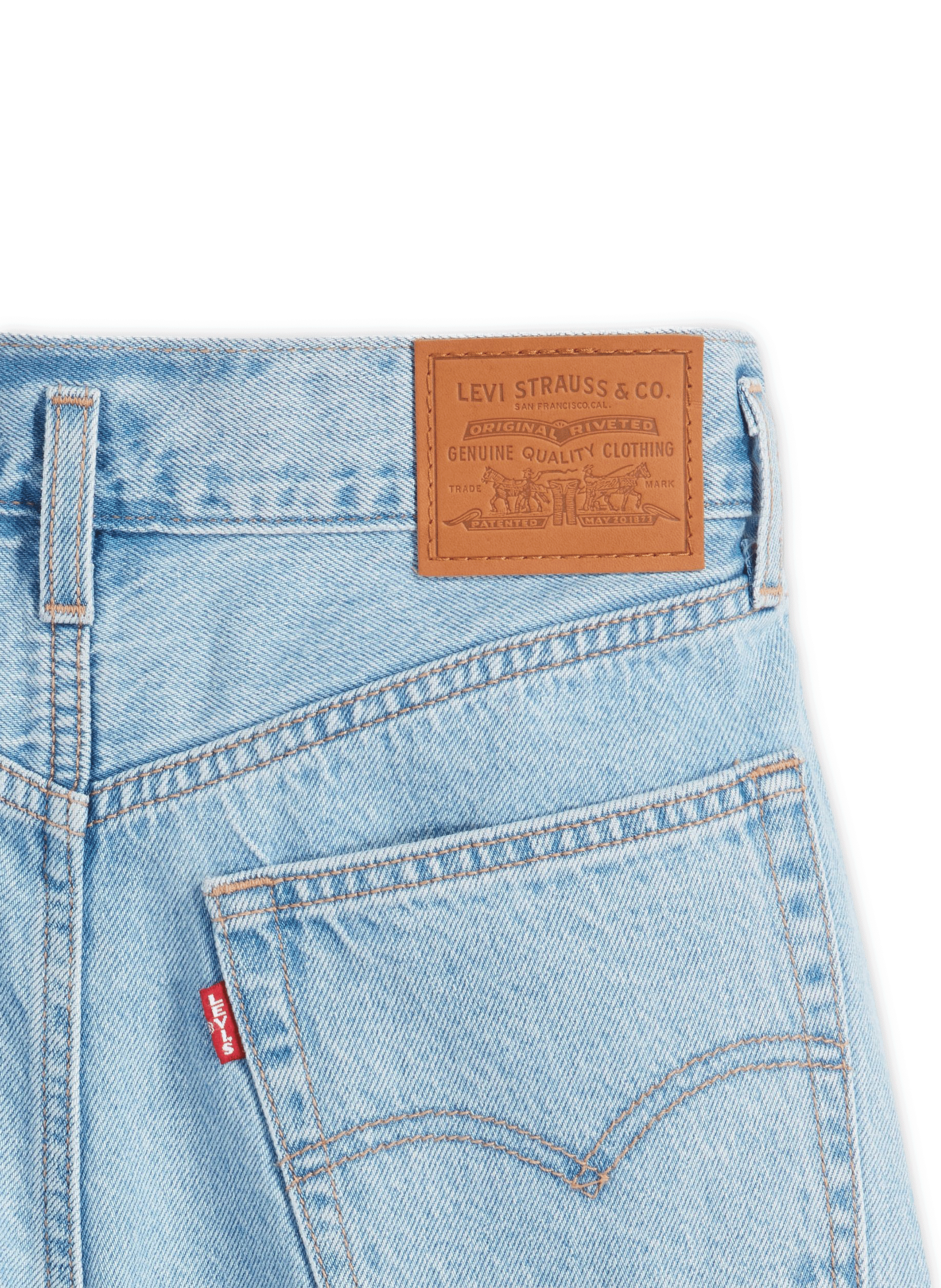 Short en jean LEVI'S Bleu