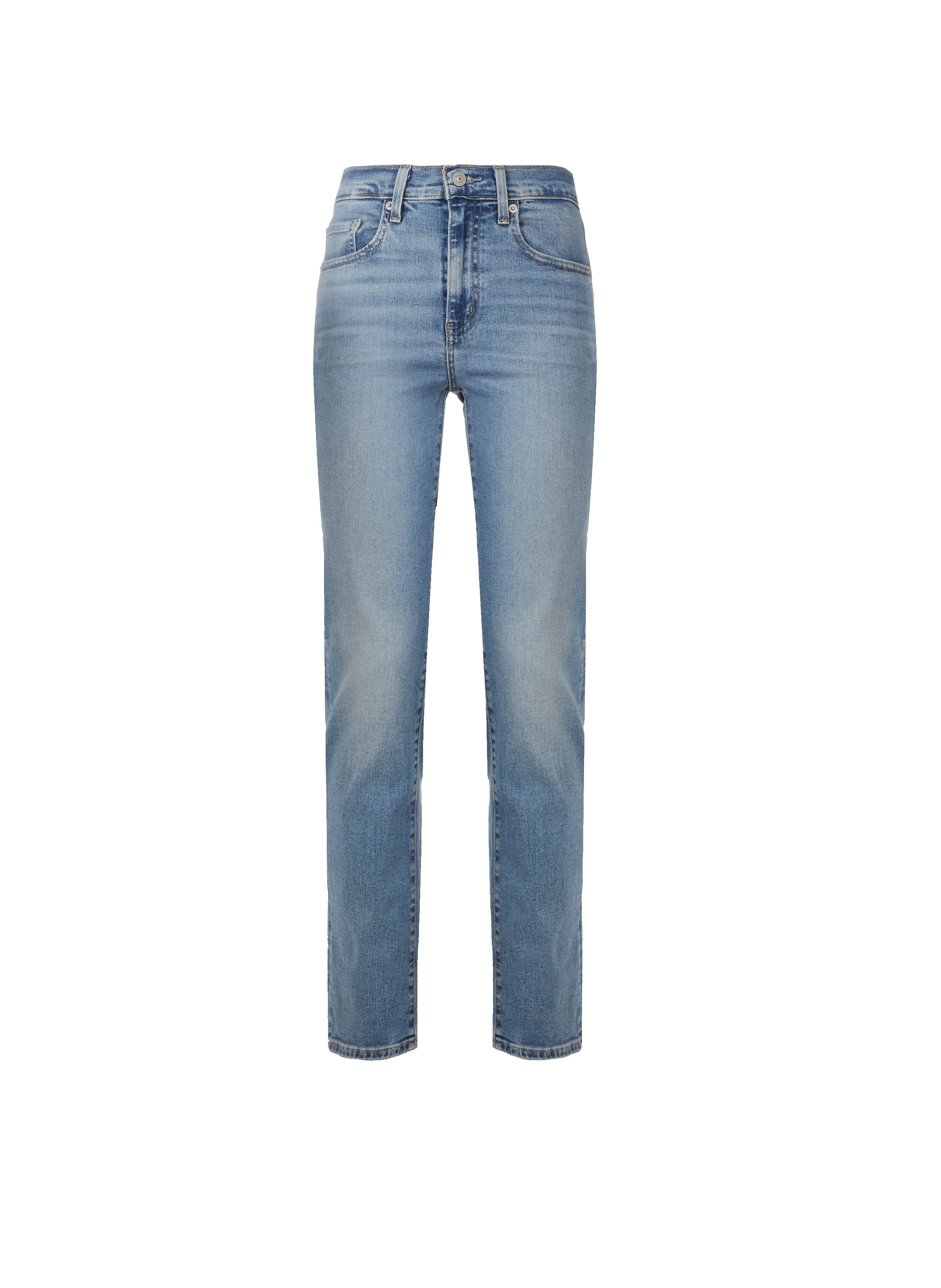 Jean slim en coton 724  STRAIGHT Blue wave light light indigo - worn in
