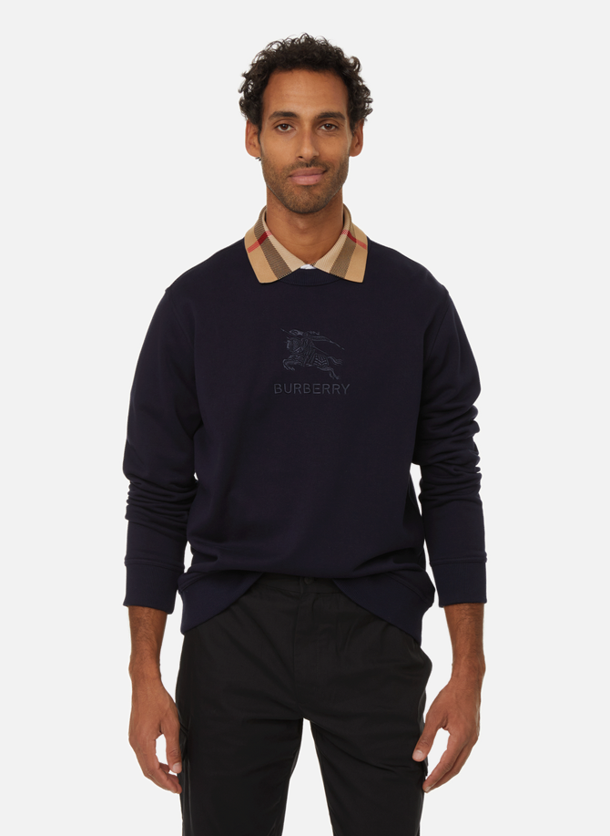 Sweatshirt with embroidered logo and design BURBERRY
