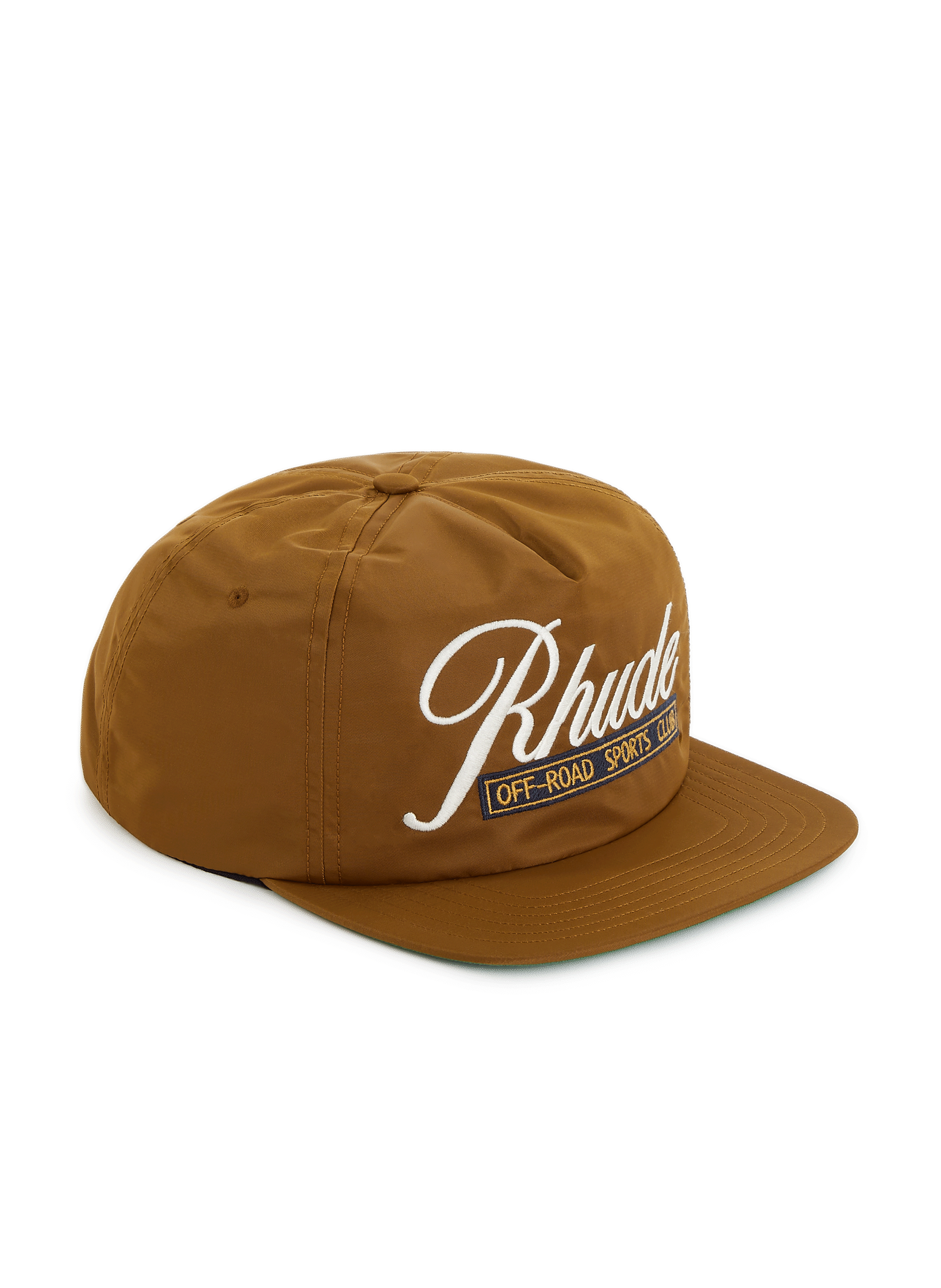 Nylon baseball cap RHUDE Brown