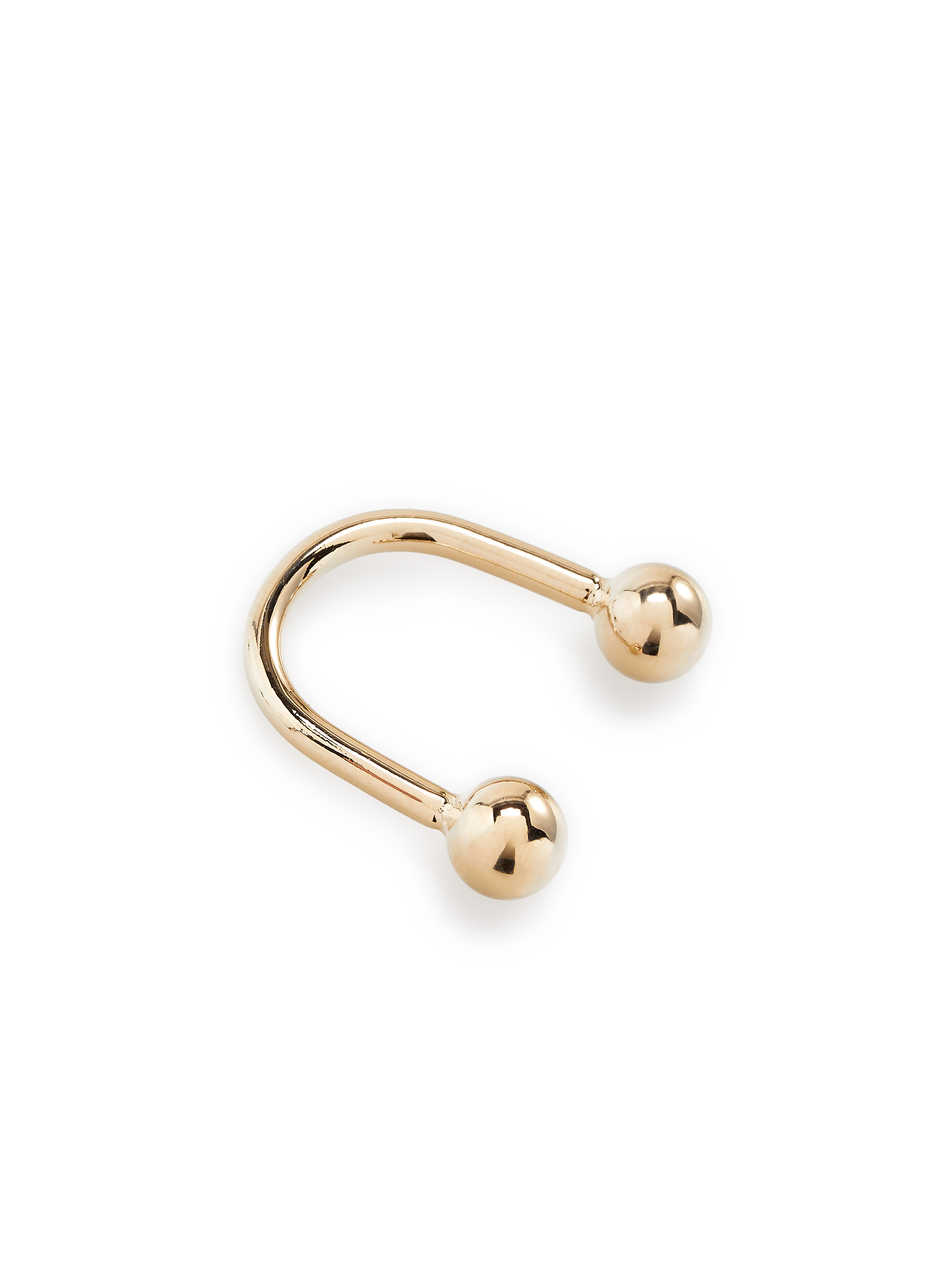 Bague Demi en laiton JUSTINE CLENQUET Doré