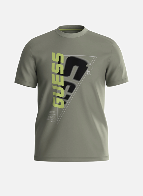 T-shirt imprimé logo VertGUESS 